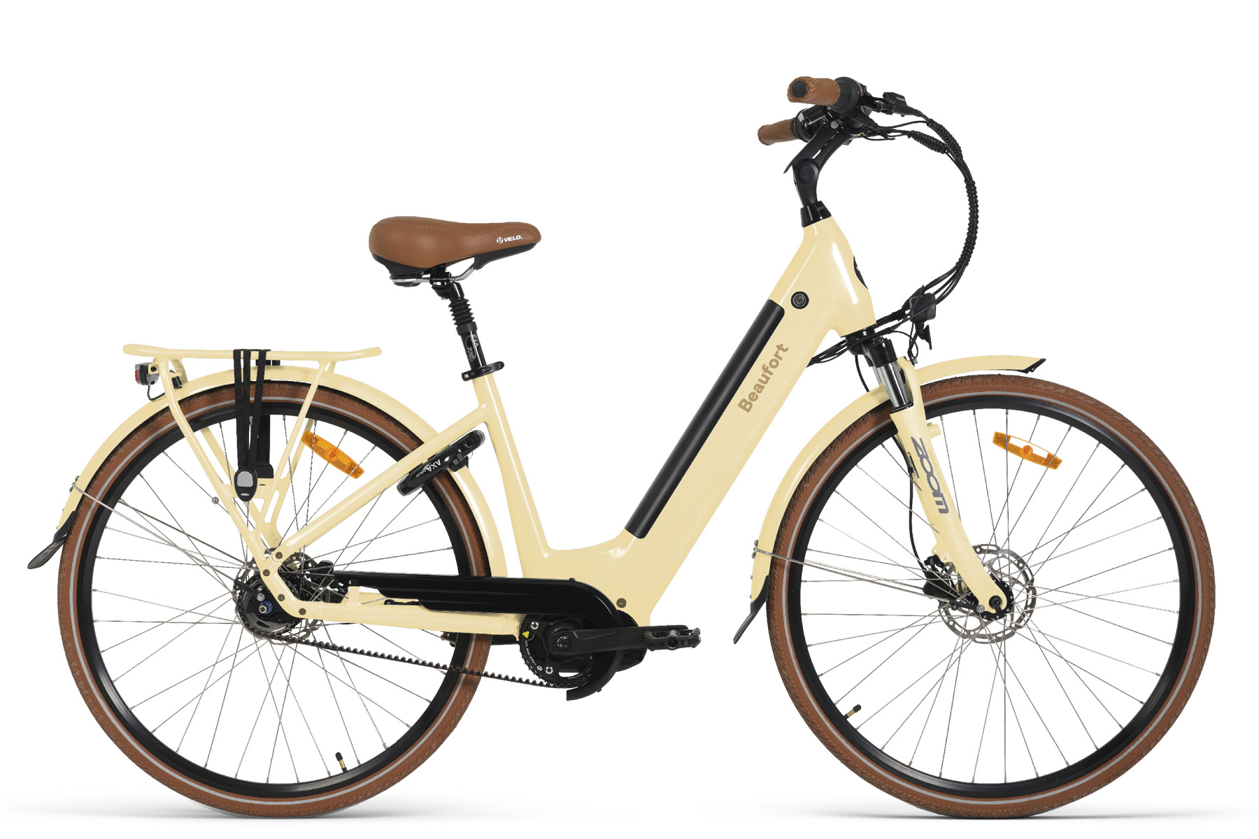 elektrische damesfiets middenmotor nexus 5 Bay yellow