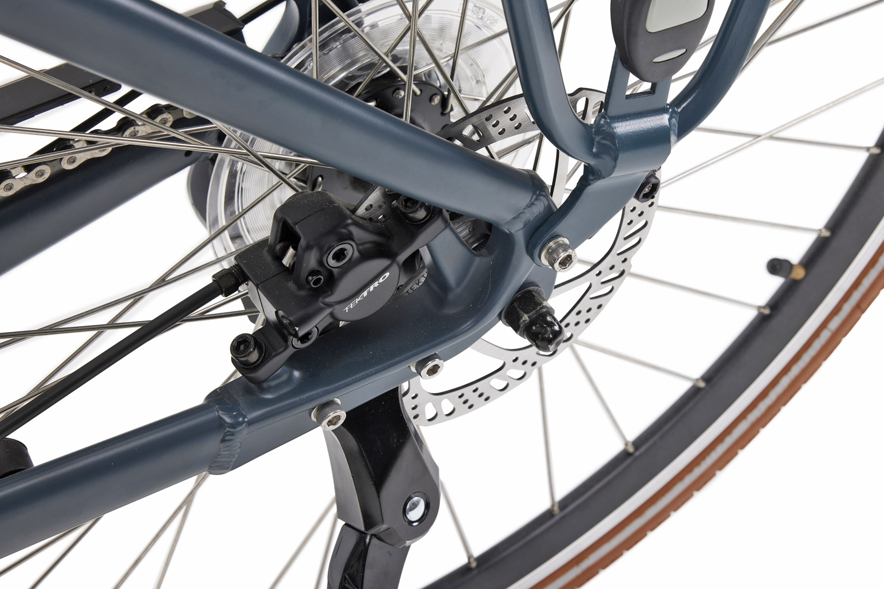 Elektrische damesfiets, Bea, 44 cm, middenmotor, 7sp, carbon black - Afbeelding 5