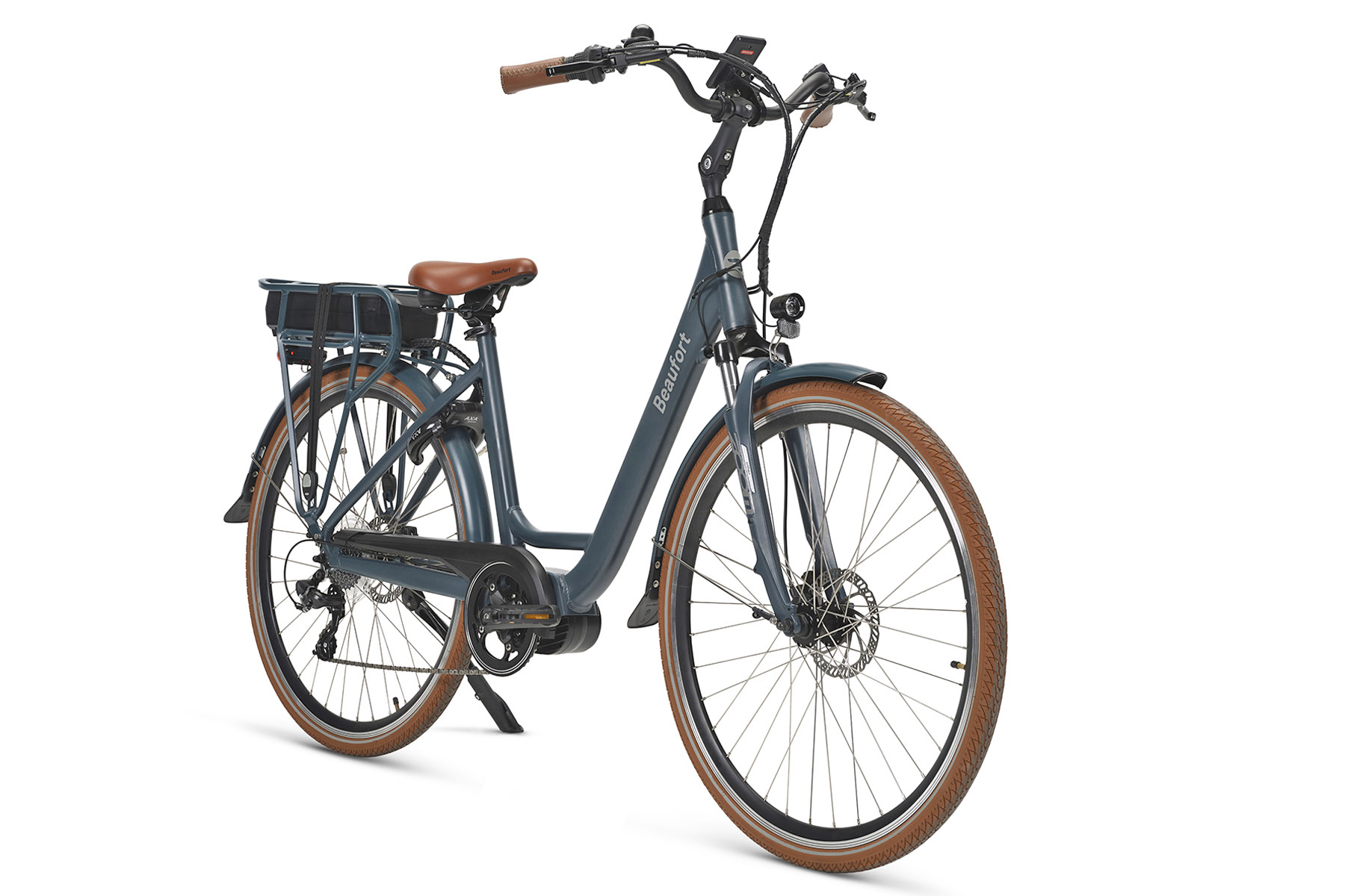 Elektrische damesfiets, Bea, 44 cm, middenmotor, 7sp, carbon black - Afbeelding 4