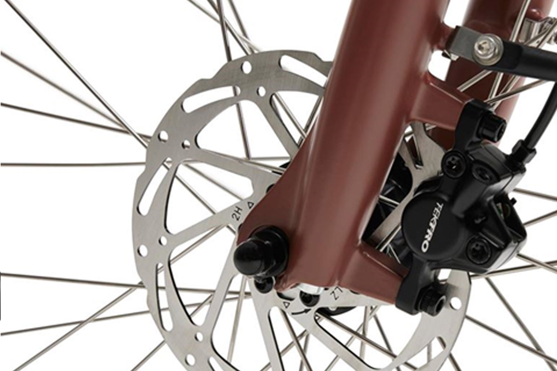 Elektrische unisex fiets Bruce, 44 cm, 8 sp, 27.5" bark brown - Afbeelding 4