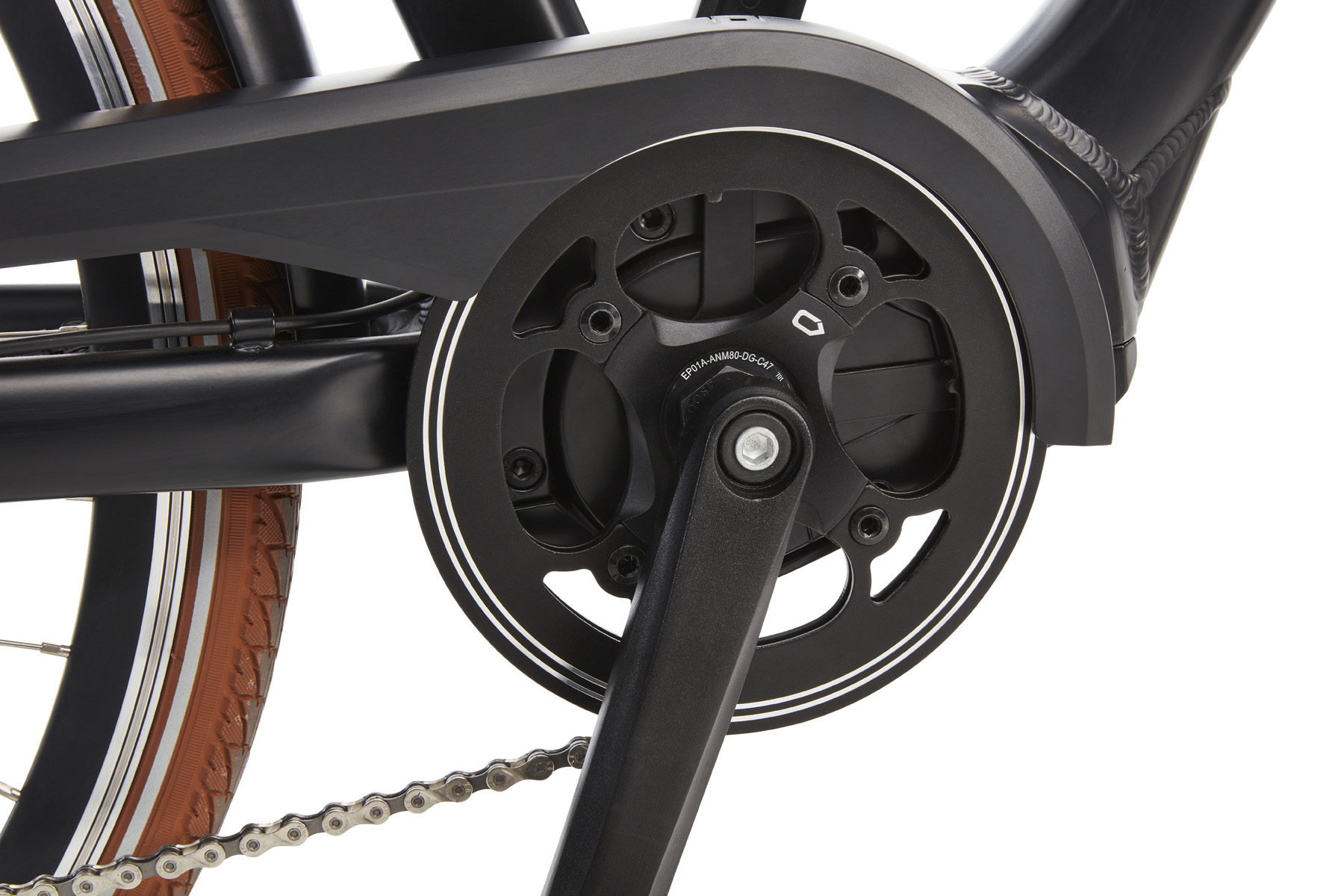 Elektrische damesfiets, Birgit, 49 cm, middenmotor, 7 sp, carbon black - Afbeelding 2