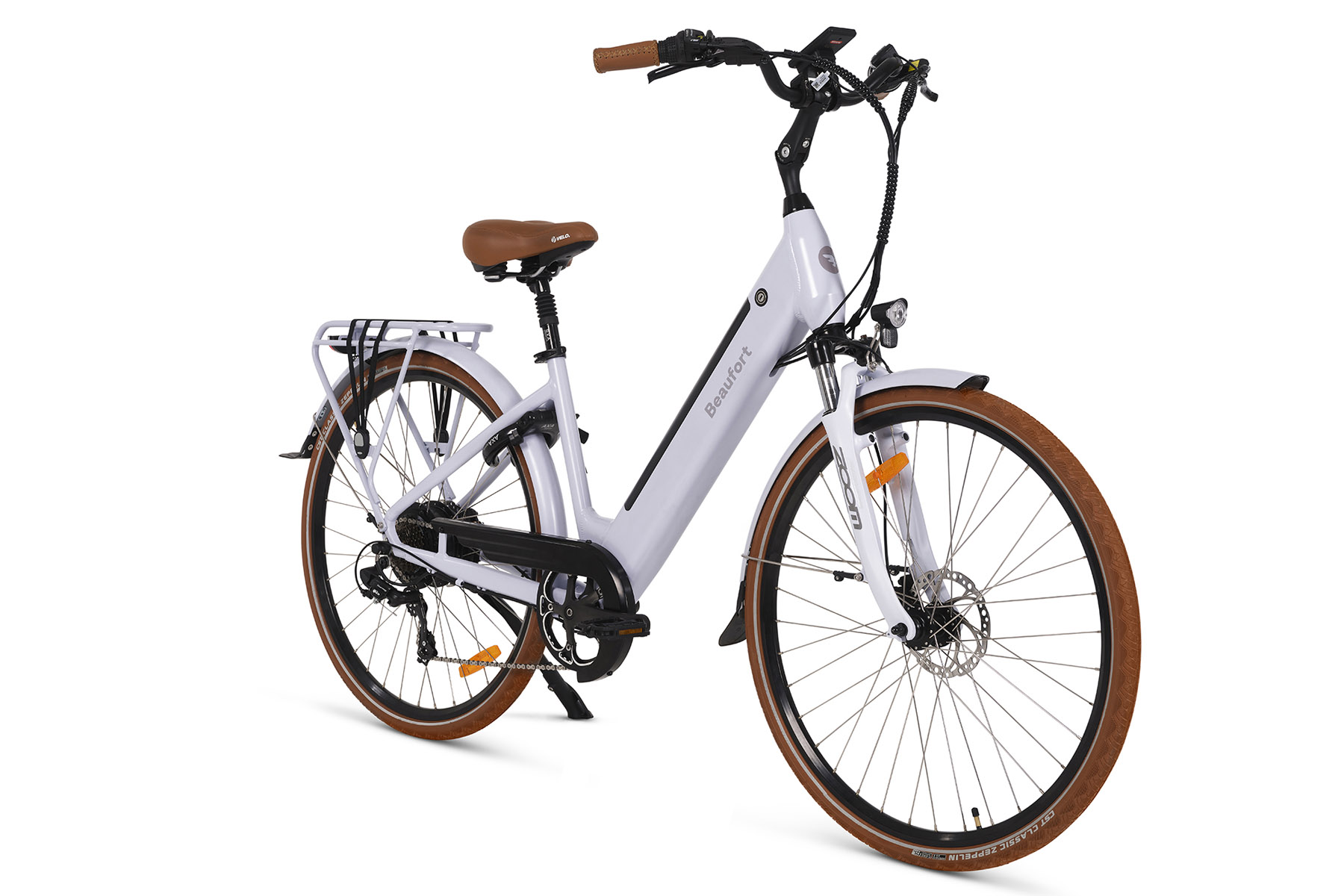 Elektrische damesfiets, Britt, 49 cm, 7 sp, 10.4 Ah, dry green - Afbeelding 2