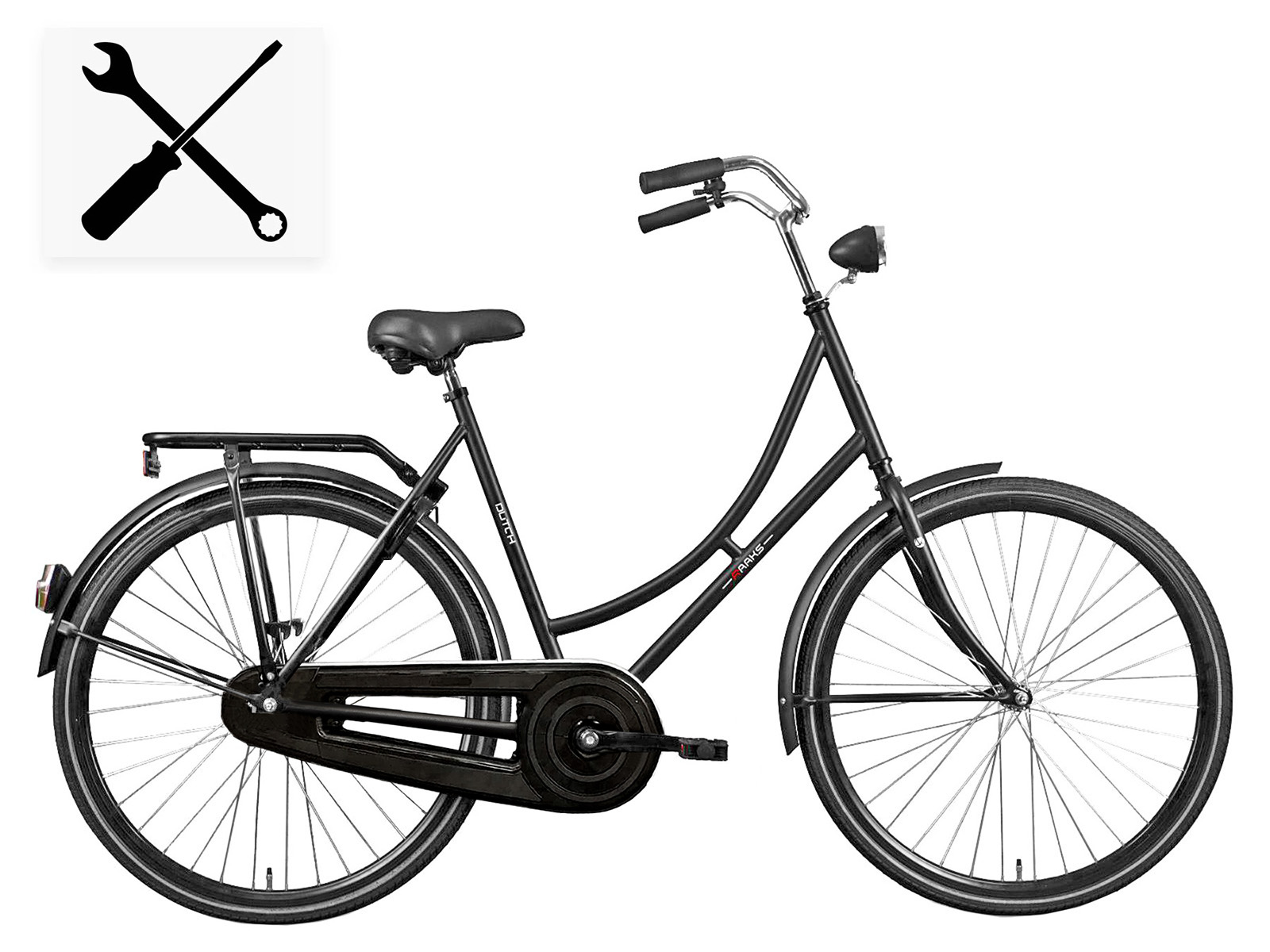 Raaks Dutch omafiets, 28 inch, 50 cm - Afbeelding 3
