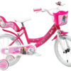 Barbie kinderfiets luchtbanden mandje poppenzitje