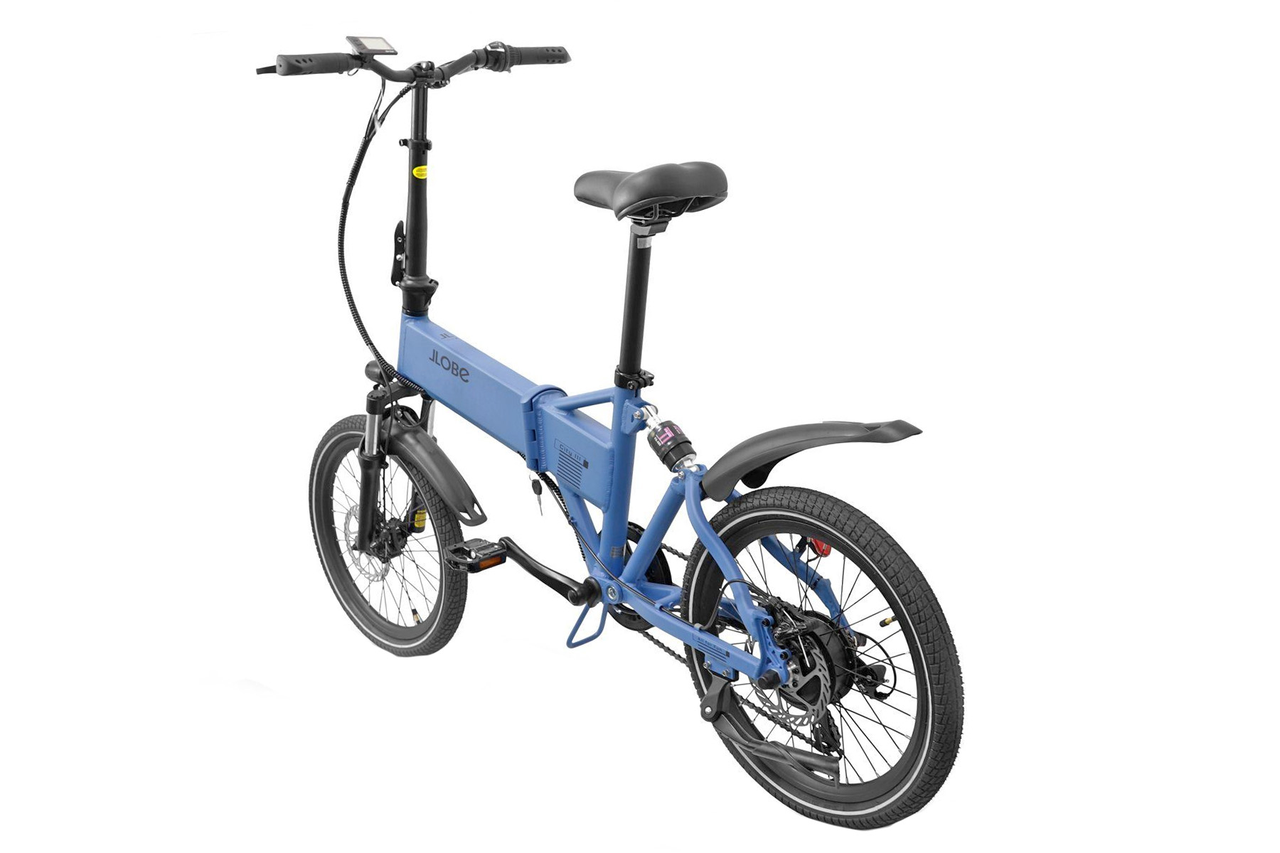 Llobe elektrische vouwfiets City III 7 speed 10.4Ah blauw - Afbeelding 3