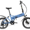 elektrische vouwfiets 7 versnellingen City III blue