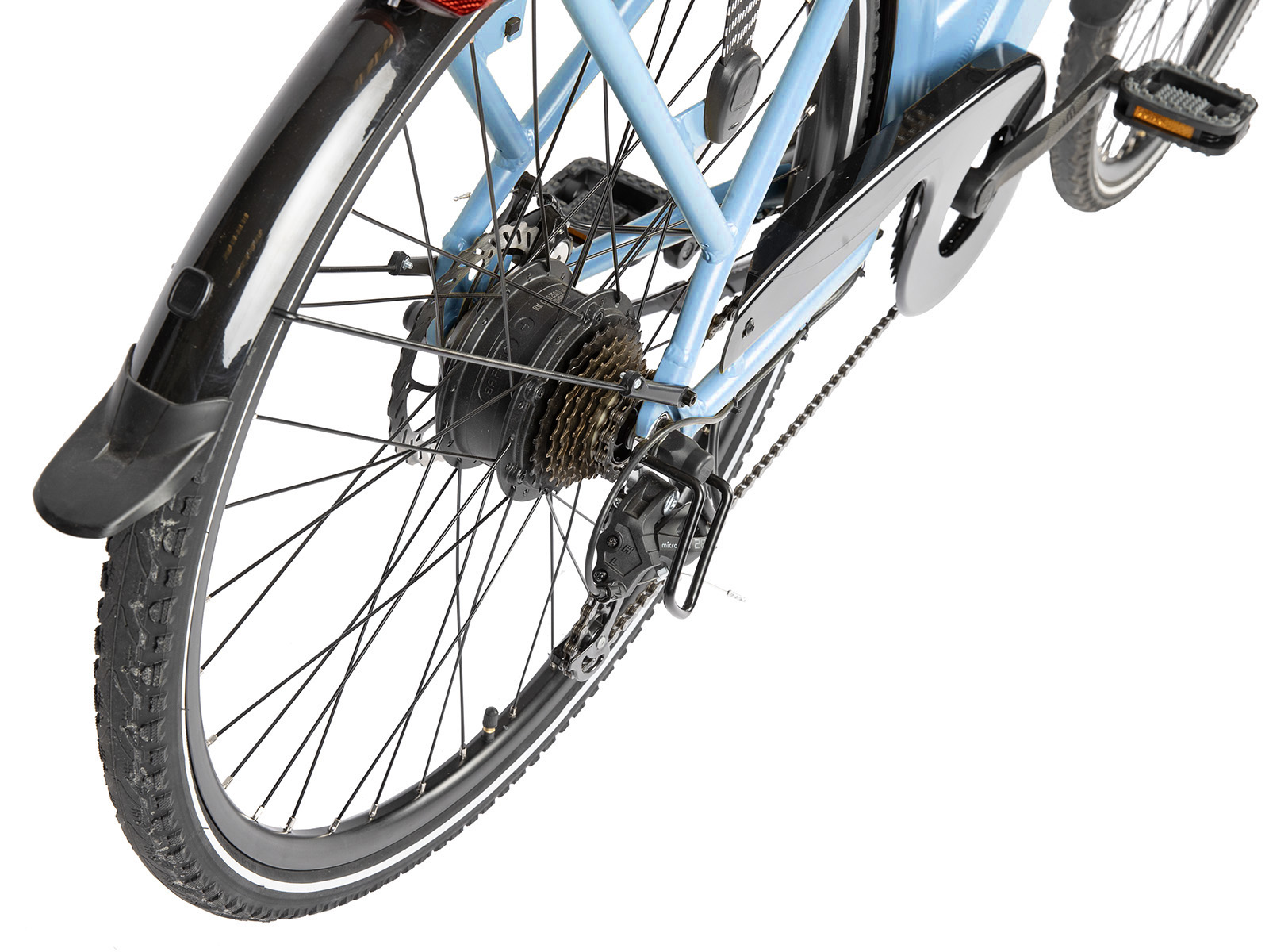 Villette L' Amant elektrische damesfiets 13Ah 7sp 28 inch blauw - Afbeelding 7