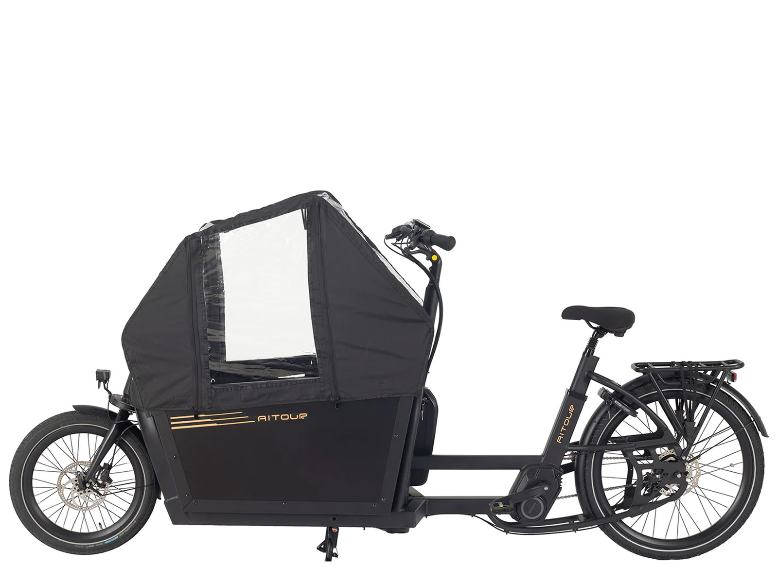 Aitour Basalt, elektrische bakfiets, Nexus 7 naaf, 48V, 12.8 Ah - Afbeelding 4
