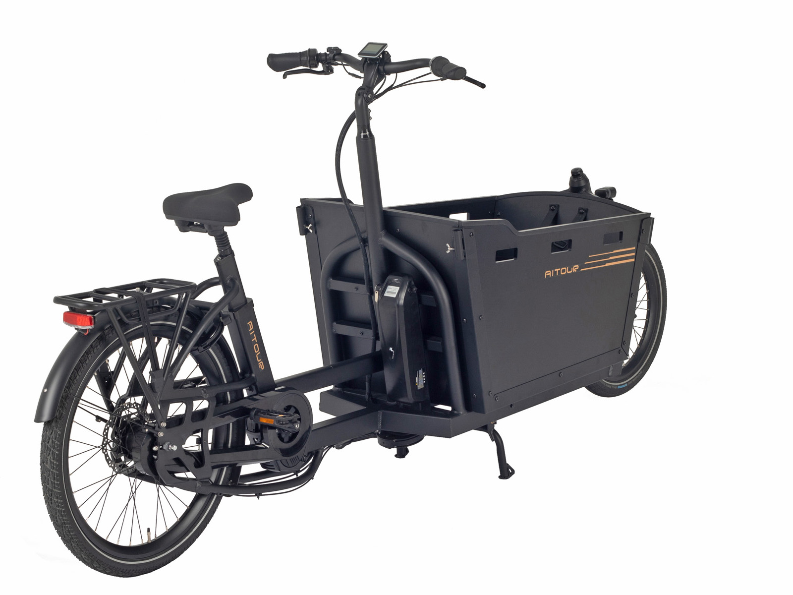 Aitour Basalt, elektrische bakfiets, Nexus 7 naaf, 48V, 12.8 Ah - Afbeelding 3