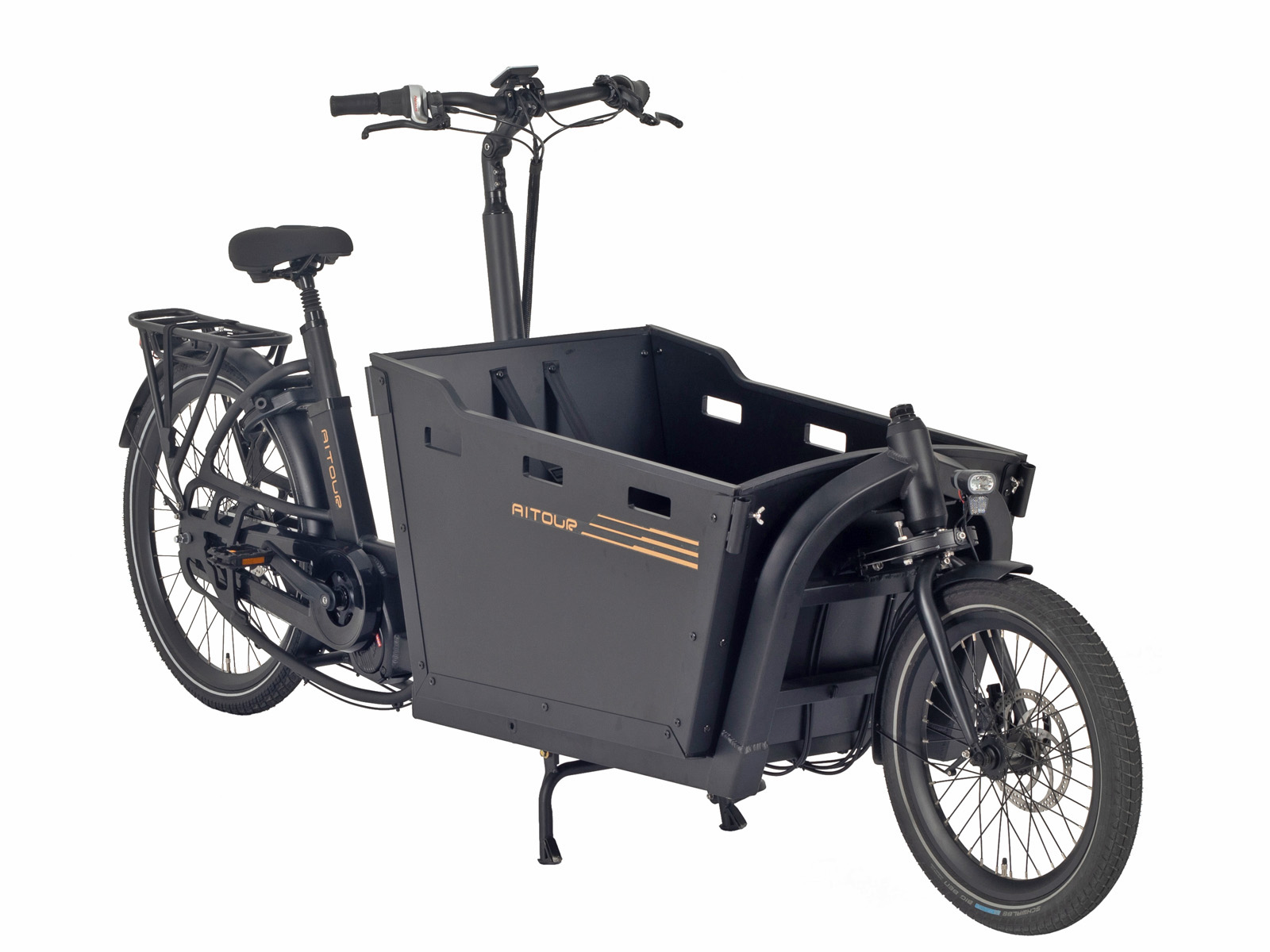 Aitour Basalt, elektrische bakfiets, Nexus 7 naaf, 48V, 12.8 Ah - Afbeelding 2