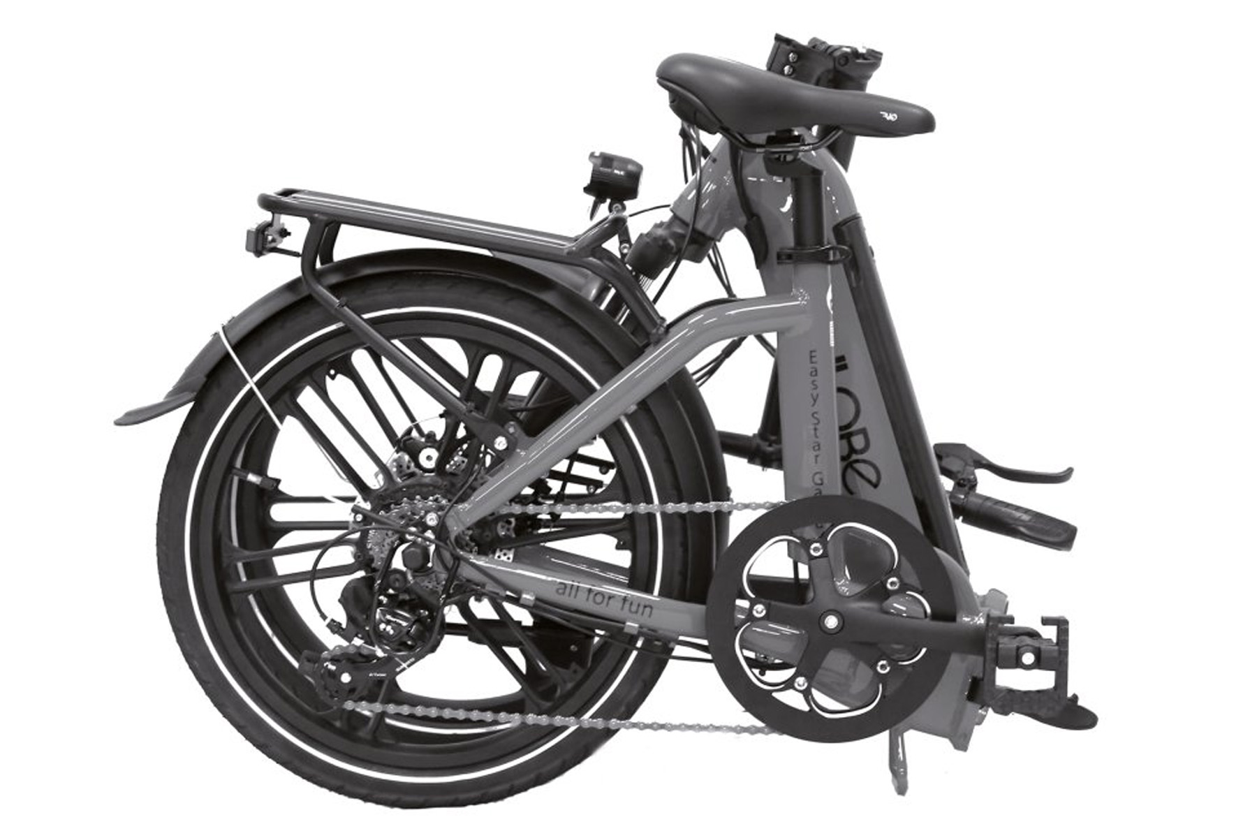 Llobe elektrische vouwfiets EasyStar Gala 20 inch 10Ah 7sp grijs - Afbeelding 4