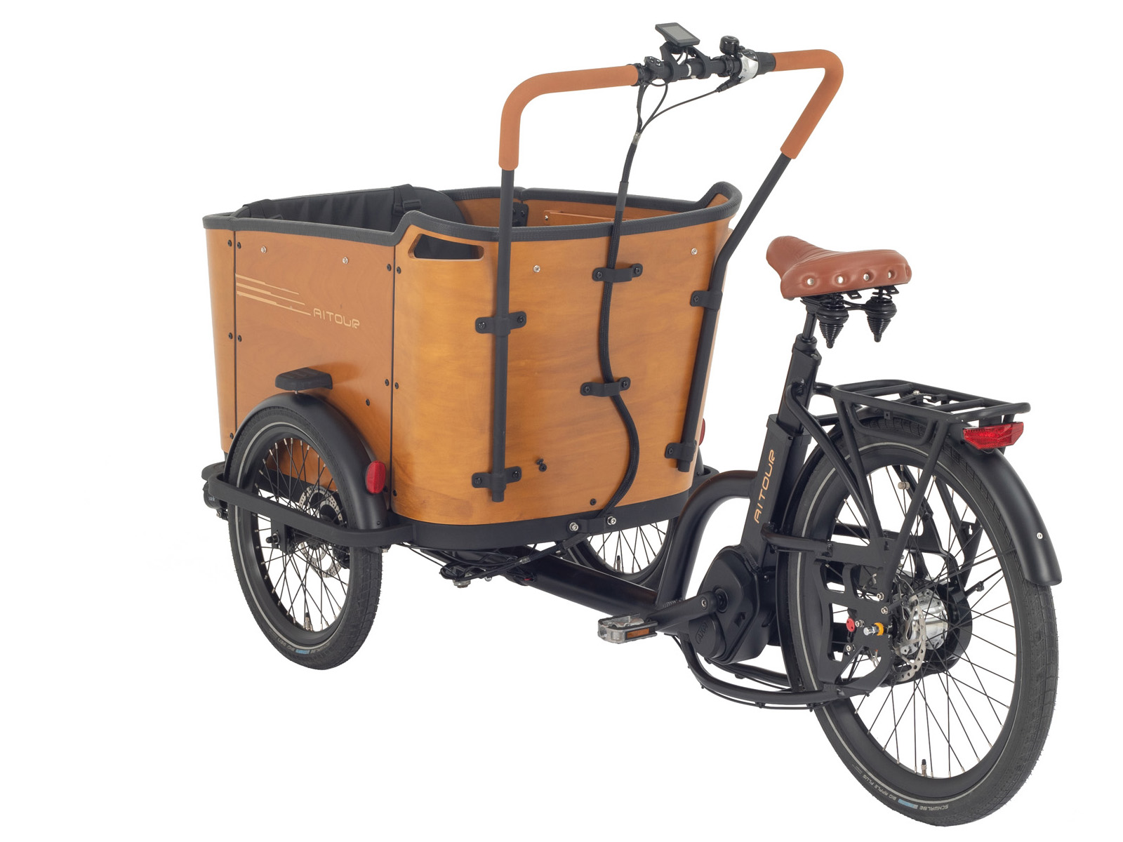 Aitour Family-C, elektrische bakfiets, Enviolo naaf, 48V, 13.4Ah - Afbeelding 3