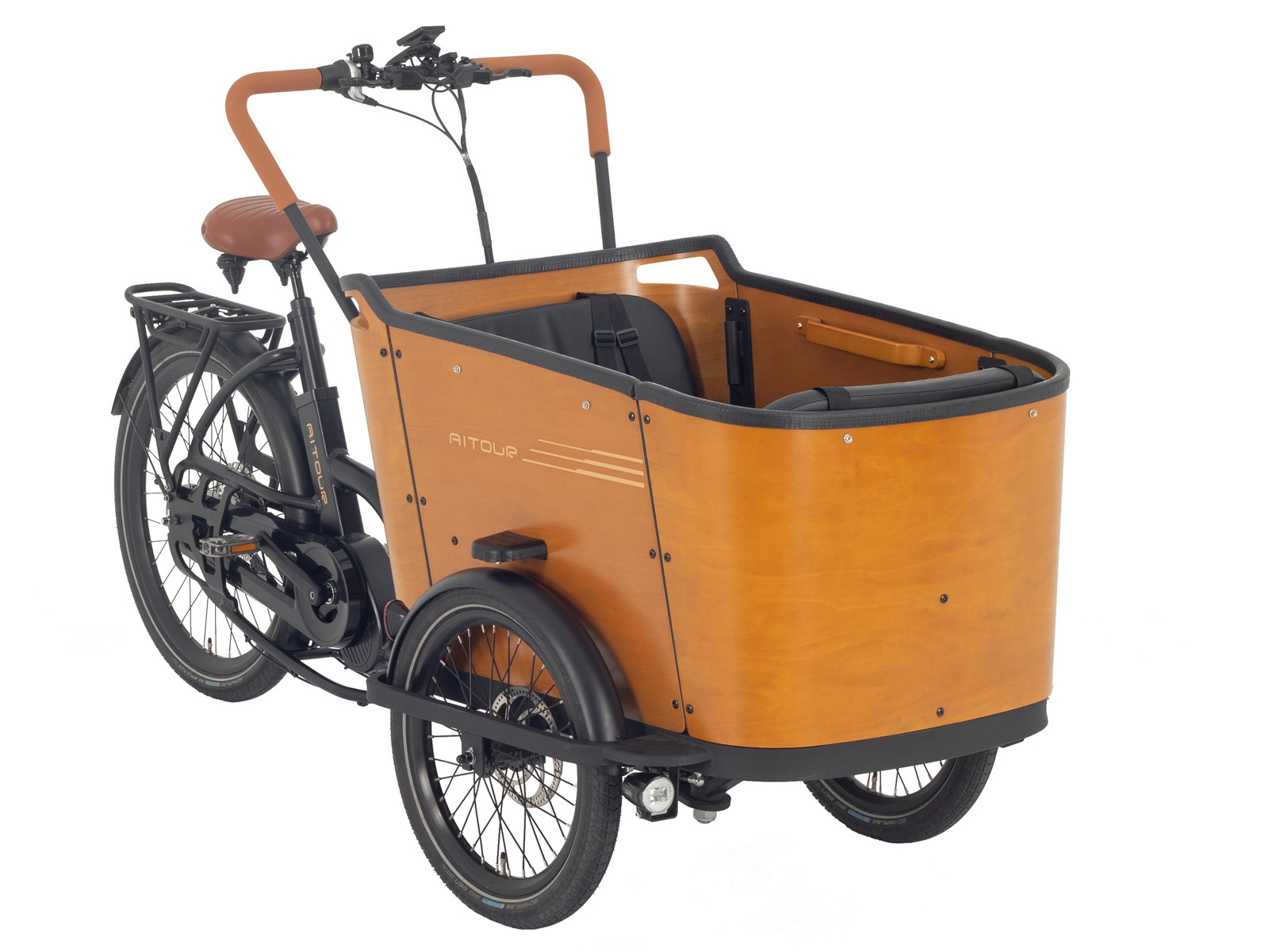 Aitour Family-C, elektrische bakfiets, Enviolo naaf, 48V, 13.4Ah - Afbeelding 2