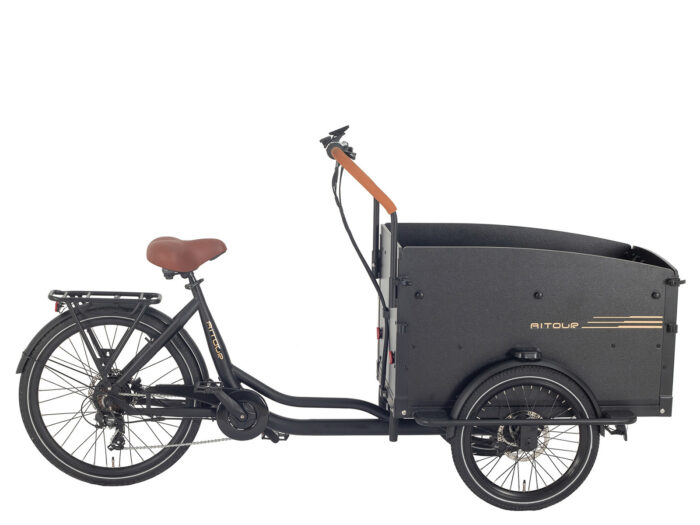 Aitour Starter e-bike bakfiets zwart