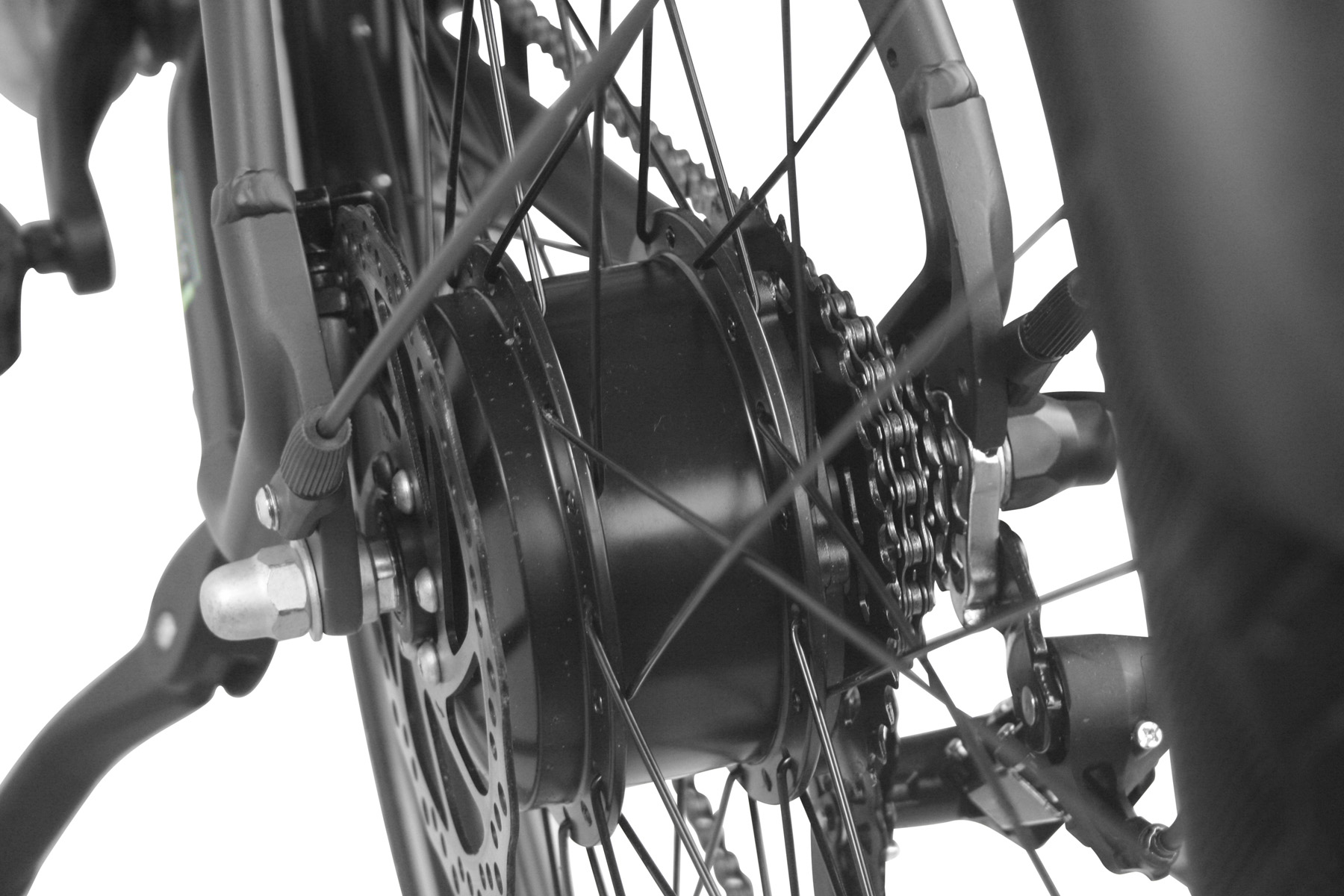 Llobe elektrische trekkingbike Yukon 2.0 heren 52cm 12.8Ah 21sp matzwart - Afbeelding 5