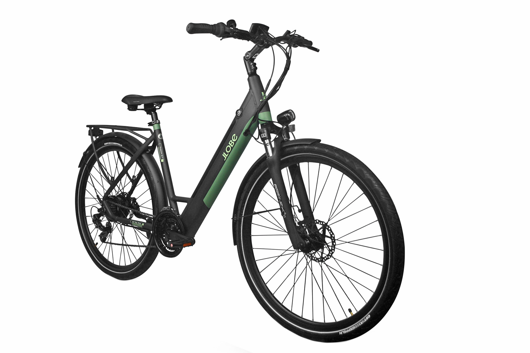 Llobe elektrische trekkingbike Yukon 2.0 dames 52cm 12.8Ah 21sp matzwart - Afbeelding 2