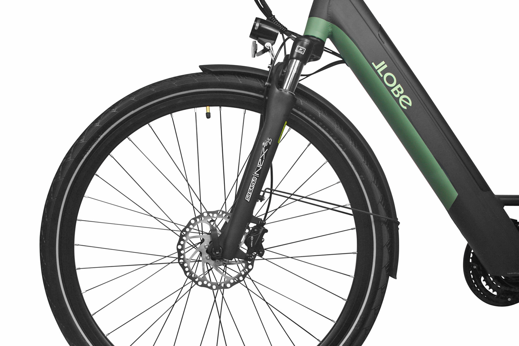 Llobe elektrische trekkingbike Yukon 2.0 dames 52cm 12.8Ah 21sp matzwart - Afbeelding 7