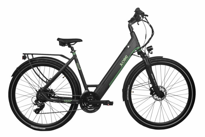 elektrische trekkingfiets 21 versnellingen zwart