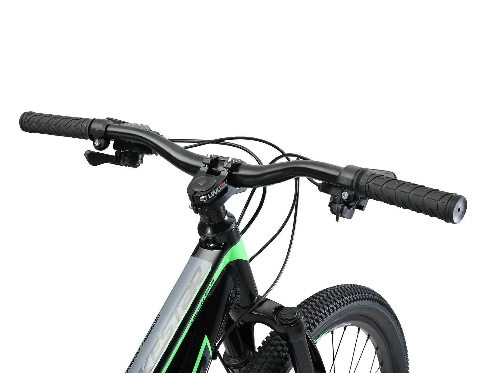 Bikestar Hardtail MTB Alu 27.5 Inch 21 Speed Zwart/groen - Afbeelding 4