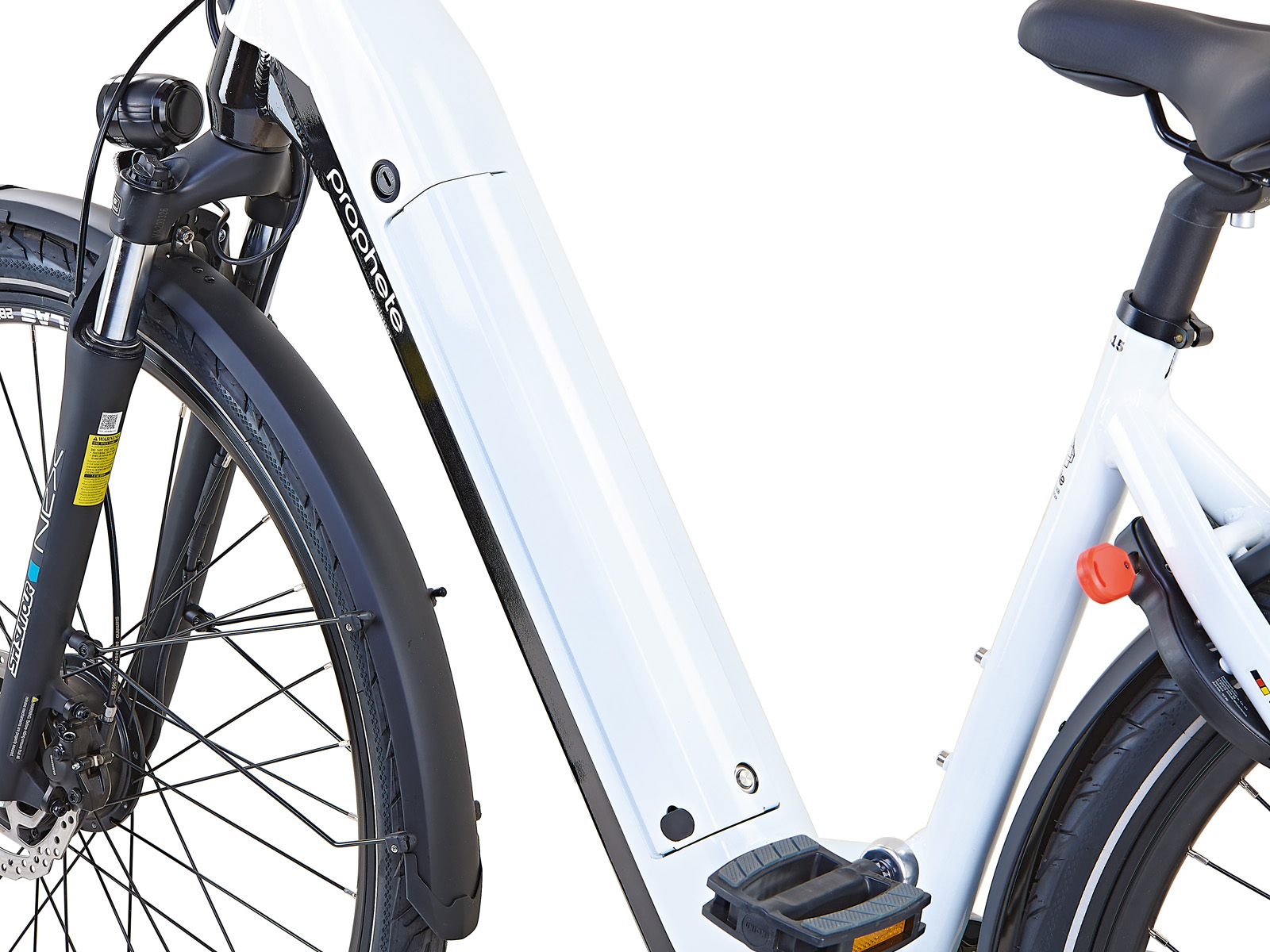 Geniesser, dames E-bike, City, 28", Nexus 7, 13 Ah, wit - Afbeelding 4