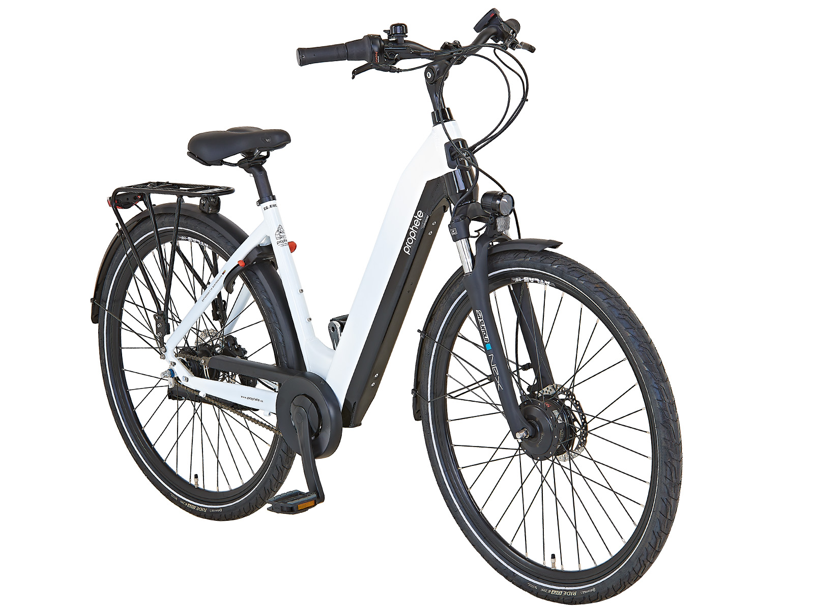 Geniesser, dames E-bike, City, 28", Nexus 7, 13 Ah, wit - Afbeelding 2