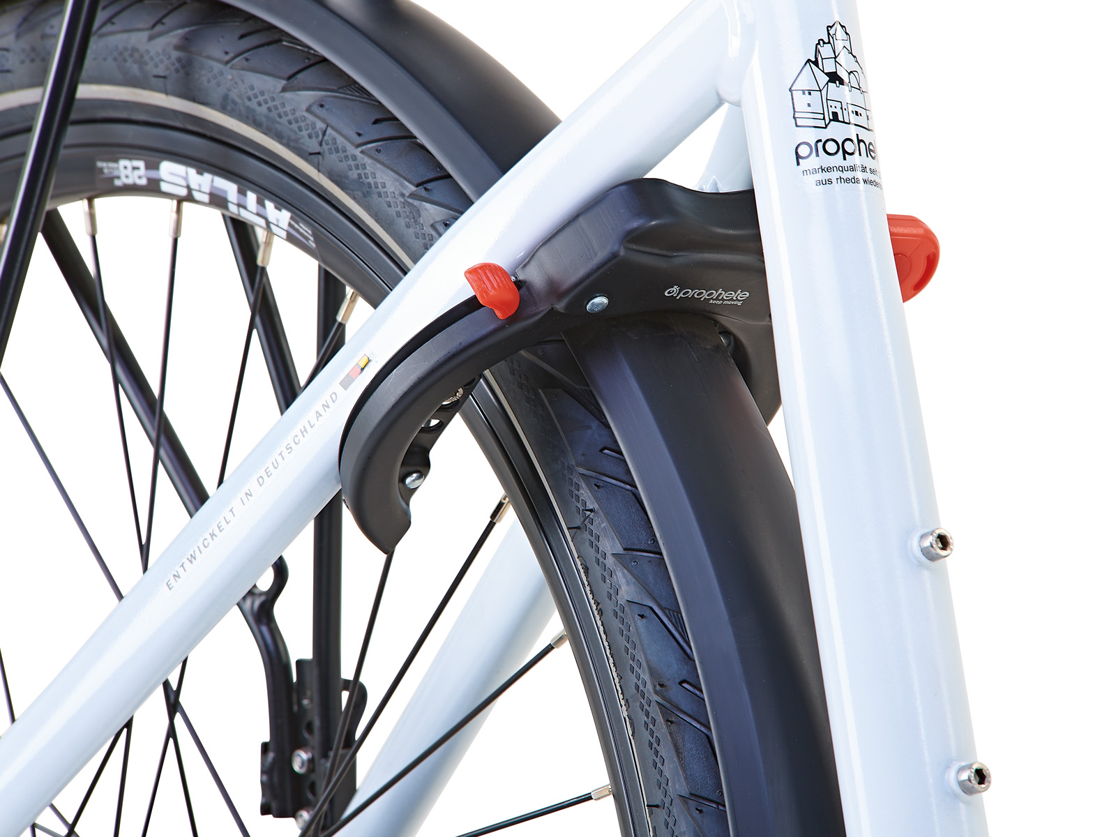 Geniesser, dames E-bike, City, 28", Nexus 7, 13 Ah, wit - Afbeelding 6