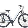 elektrische damesfiets 7 versnellingen Genieser wit