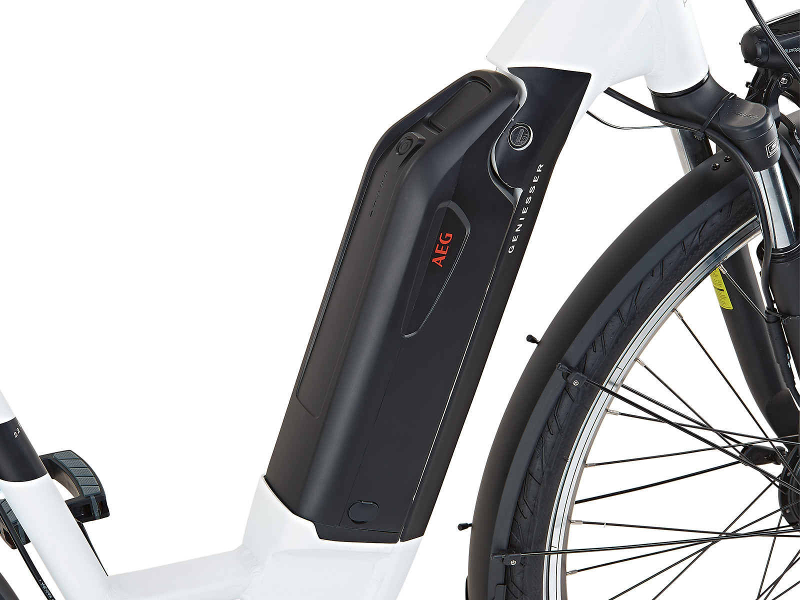 Geniesser, dames E-bike, City, 28", Nexus 7, 10.4 Ah, wit - Afbeelding 3