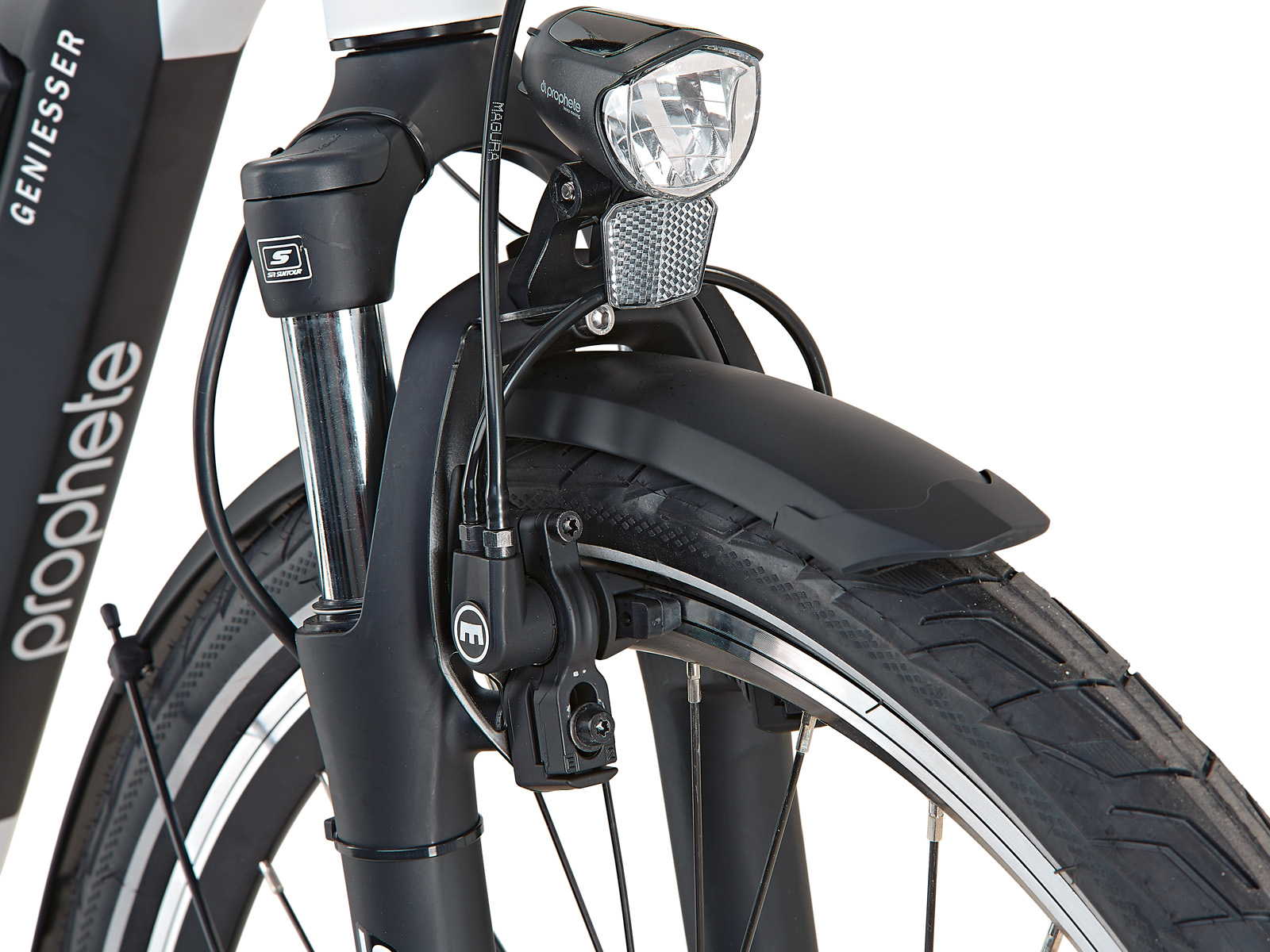 Geniesser, dames E-bike, City, 28", Nexus 7, 10.4 Ah, wit - Afbeelding 5