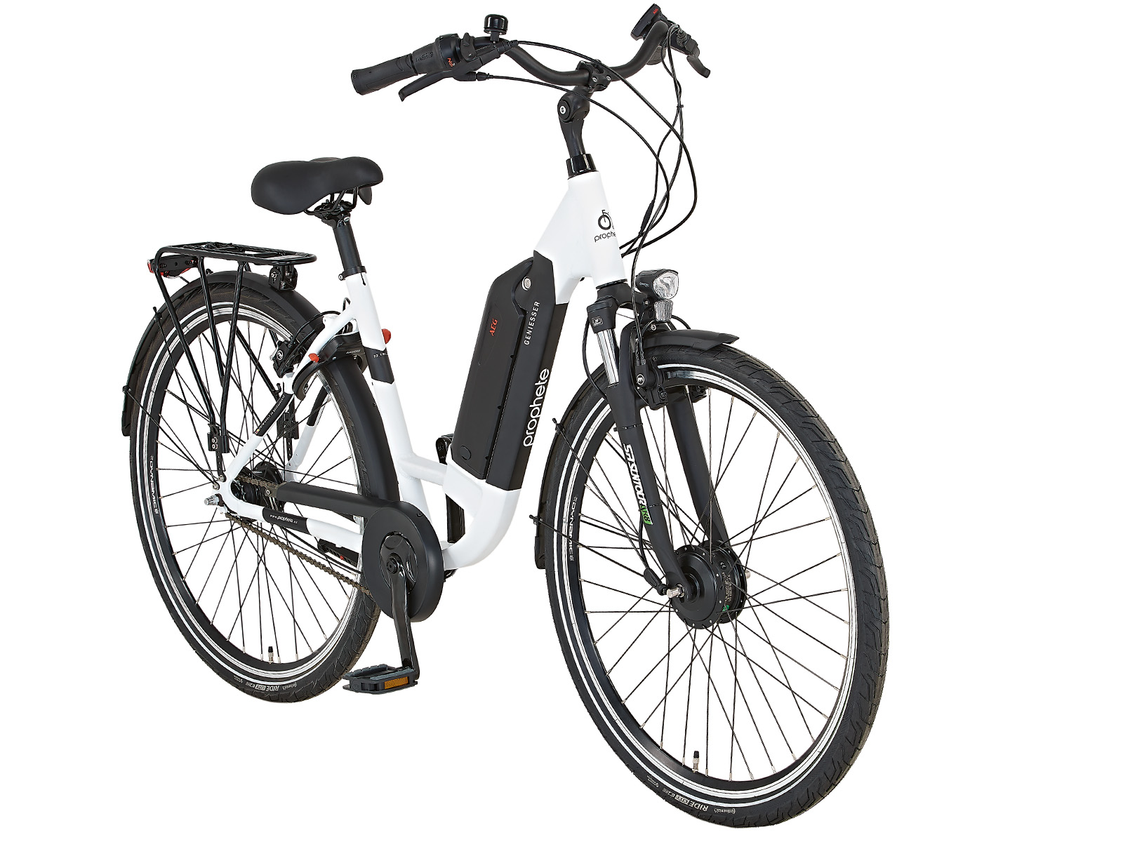 Geniesser, dames E-bike, City, 28", Nexus 7, 10.4 Ah, wit - Afbeelding 2