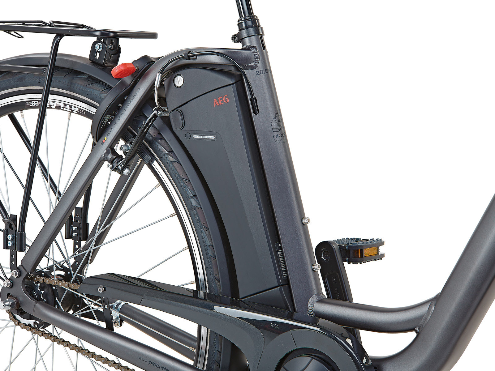 Geniesser, dames E-bike, City, 28", Nexus 7, 12.8 Ah, grijs - Afbeelding 3