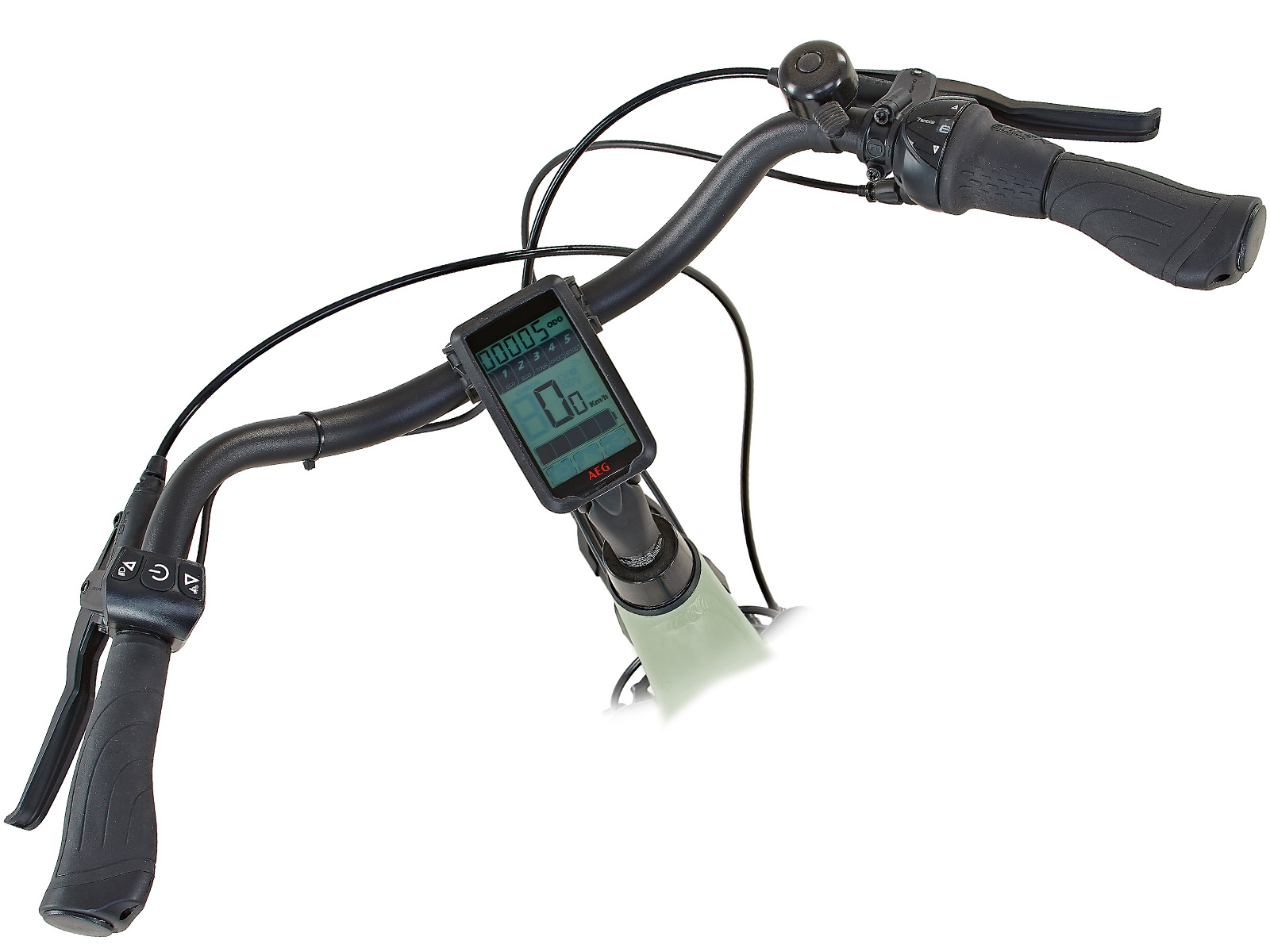 Geniesser, dames E-bike, middenmotor, 28", Nexus 7, 16Ah, groen - Afbeelding 4