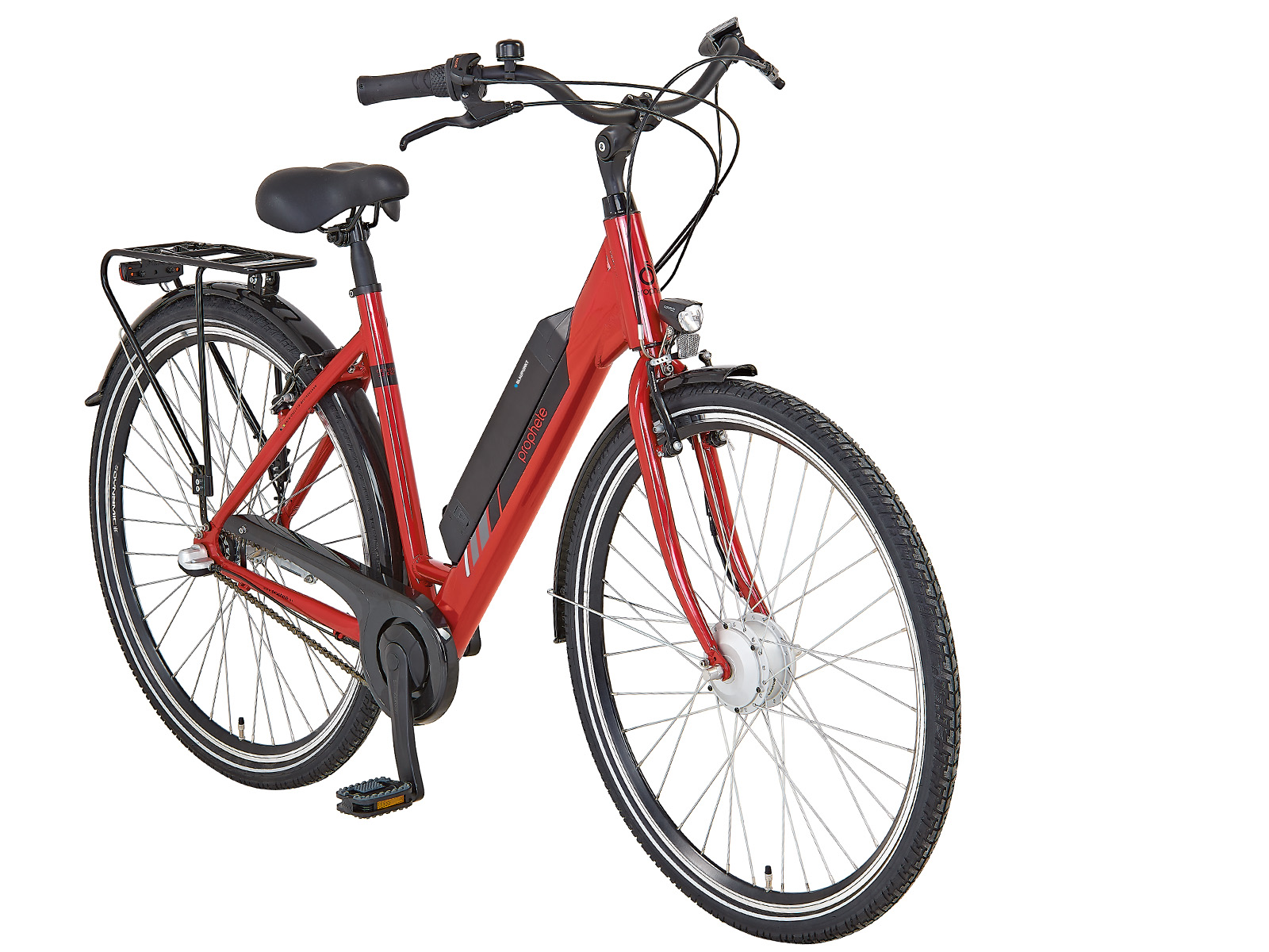 Geniesser, dames E-bike, City, 28", Nexus 3, 11.6 Ah, rood - Afbeelding 2