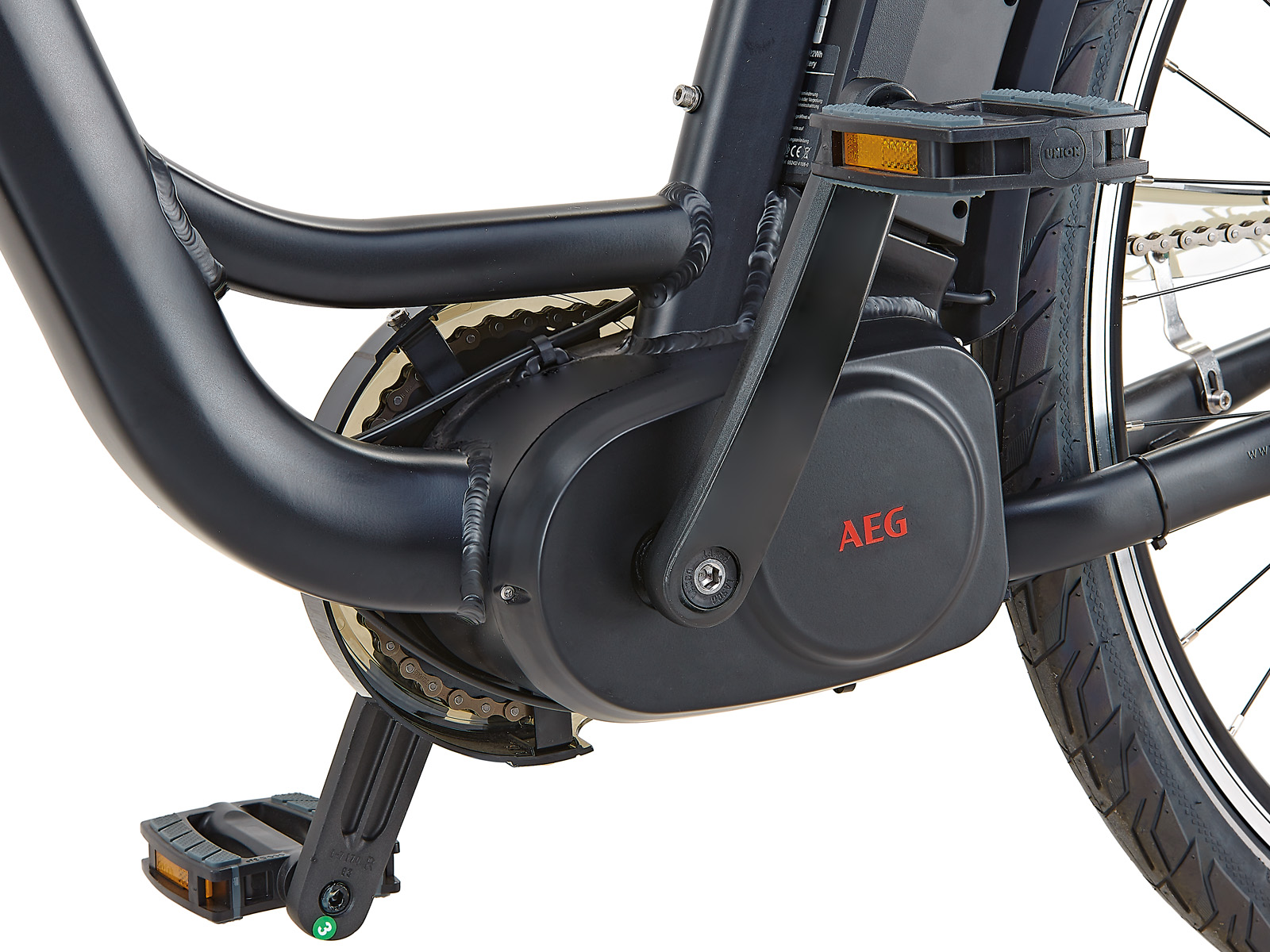 Geniesser, dames E-bike, middenmotor, 28", Nexus 7, 16Ah, zwart - Afbeelding 3