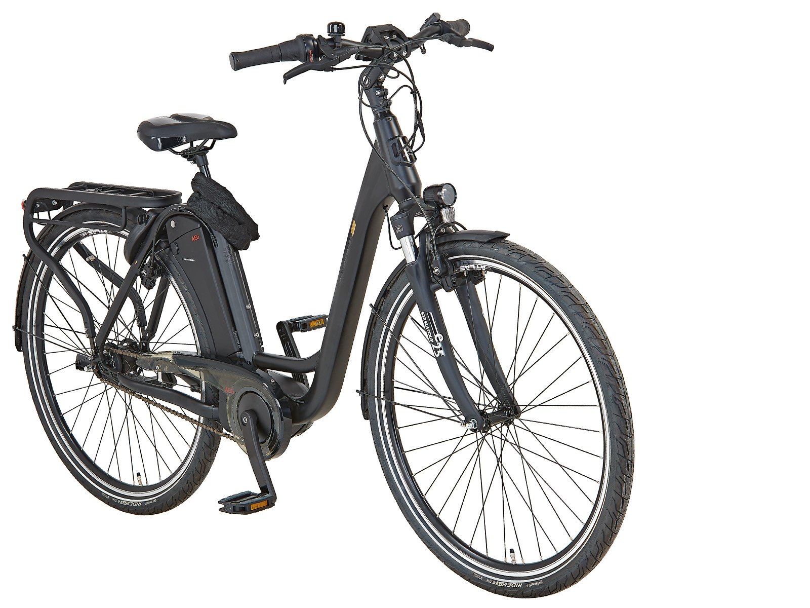 Geniesser, dames E-bike, middenmotor, 28", Nexus 7, 16Ah, zwart - Afbeelding 2