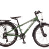 mountainbike kinderfiets 8 versnellingen SWOP groen