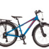 mountainbike kinderfiets 8 versnellingen SWOP blauw