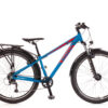 mountainbike kinderfiets 9 versnellingen SWOP blauw