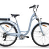 elektrische damesfiets 7 versnellingen Hebe blauw