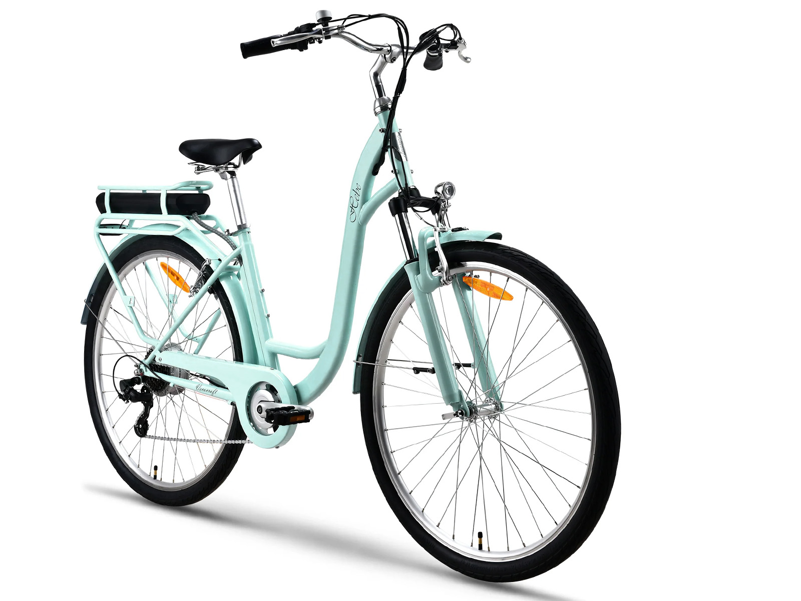 Vecocraft Hebe elektrische damesfiets, 7 sp, 10Ah, mintgroen - Afbeelding 2