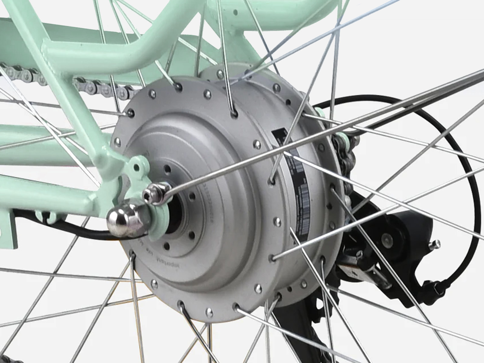 Vecocraft Hebe elektrische damesfiets, 7 sp, 10Ah, olijfgroen - Afbeelding 3