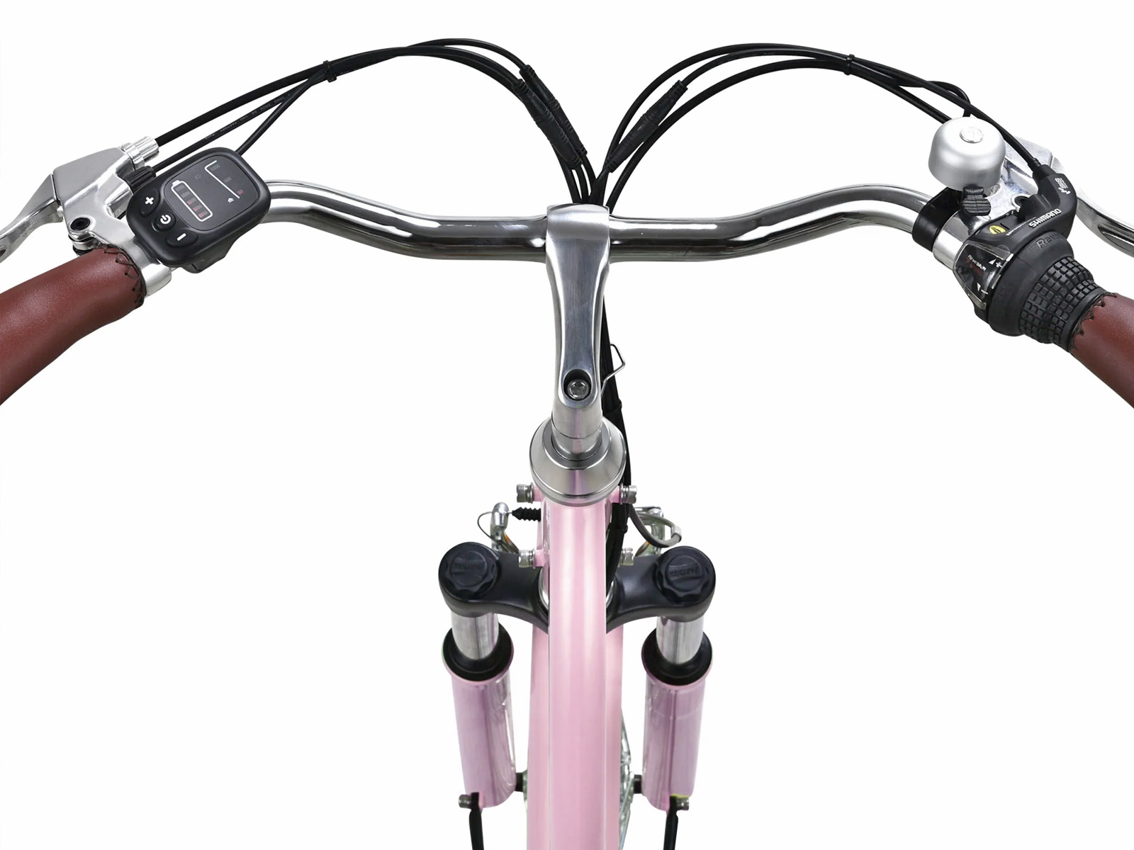 Vecocraft Hebe elektrische damesfiets, 7 sp, 10Ah, roze - Afbeelding 4