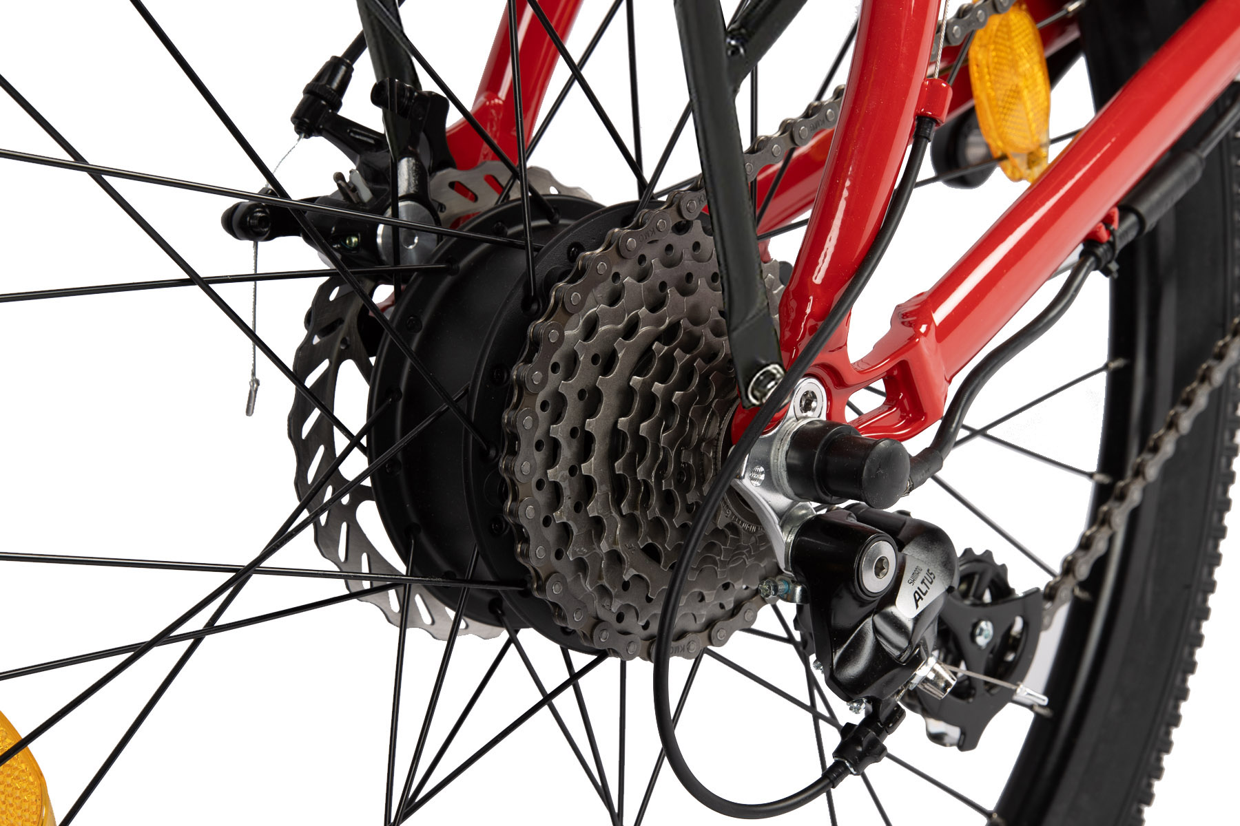 Villette le Chamois, e-SUV 13Ah 24sp 27.5 inch rood - Afbeelding 3