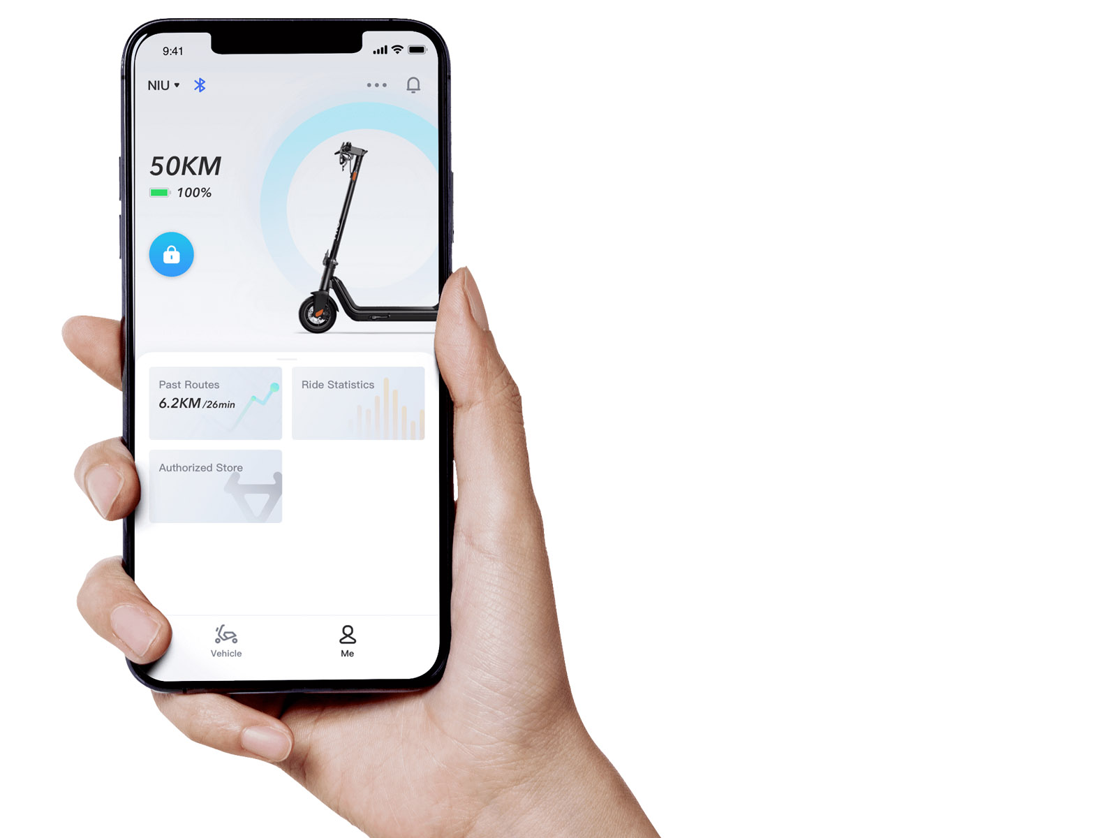 Niu KQi3 Sport elektrische step 365Wh 25 km rood - Afbeelding 5