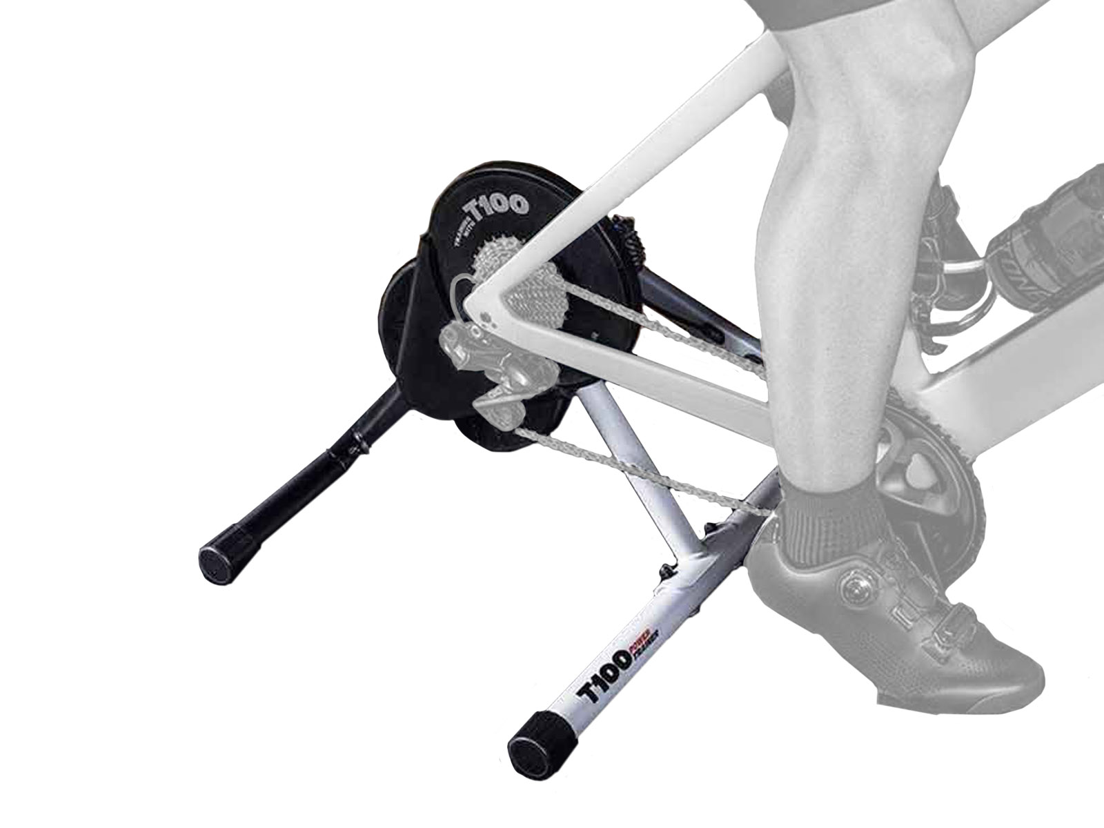 Indoor fietstrainer Villette T100 realistisch weggevoel 700 Watt - Afbeelding 4