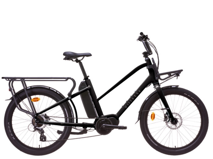 Villette Longtail Glossy Black 24 inch 7 versnellingen