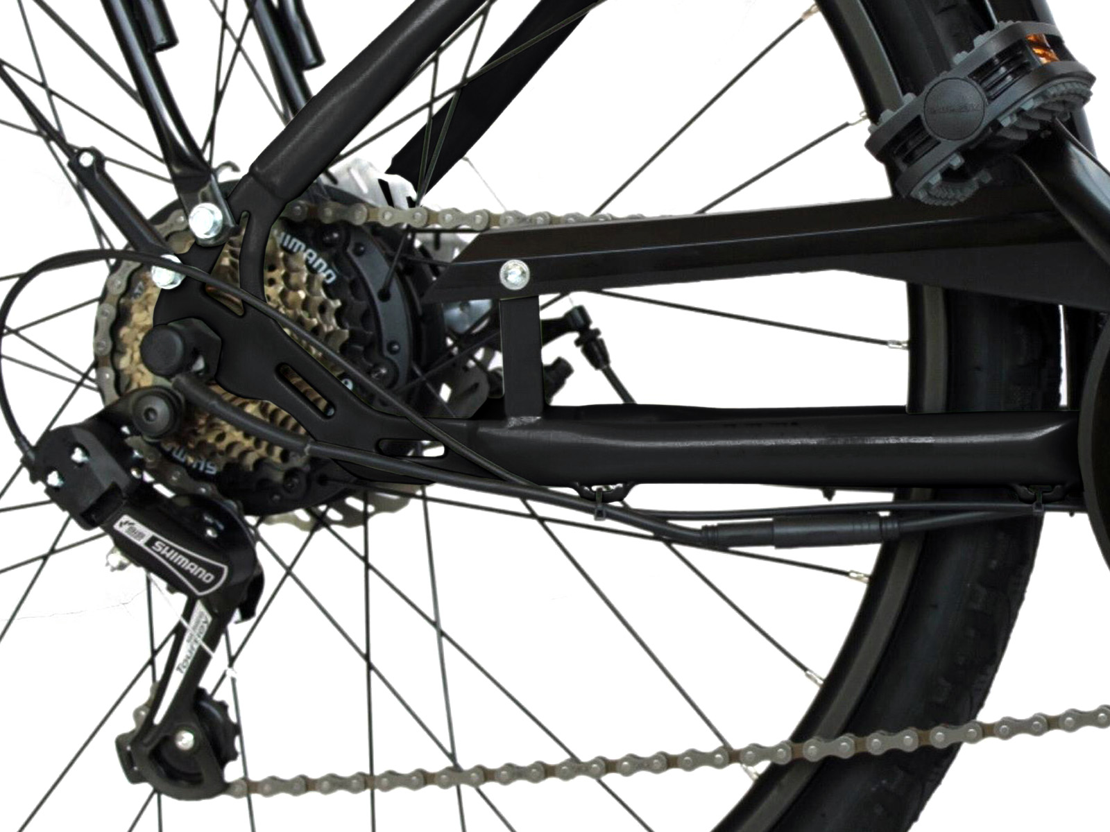 Villette le Debutant Plus dames e-bike 7.8Ah 7Sp 26" Glossy Black - Afbeelding 3