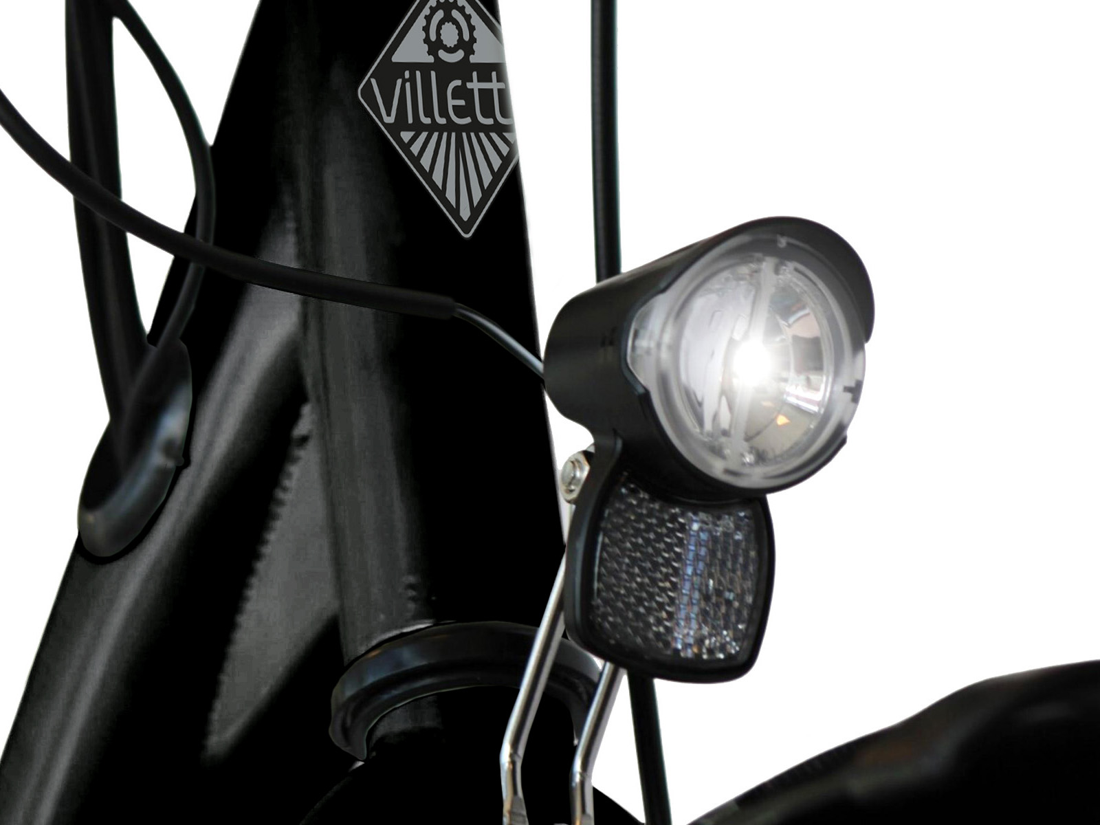 Villette le Debutant Plus dames e-bike 7.8Ah 7Sp 26" Glossy Black - Afbeelding 5