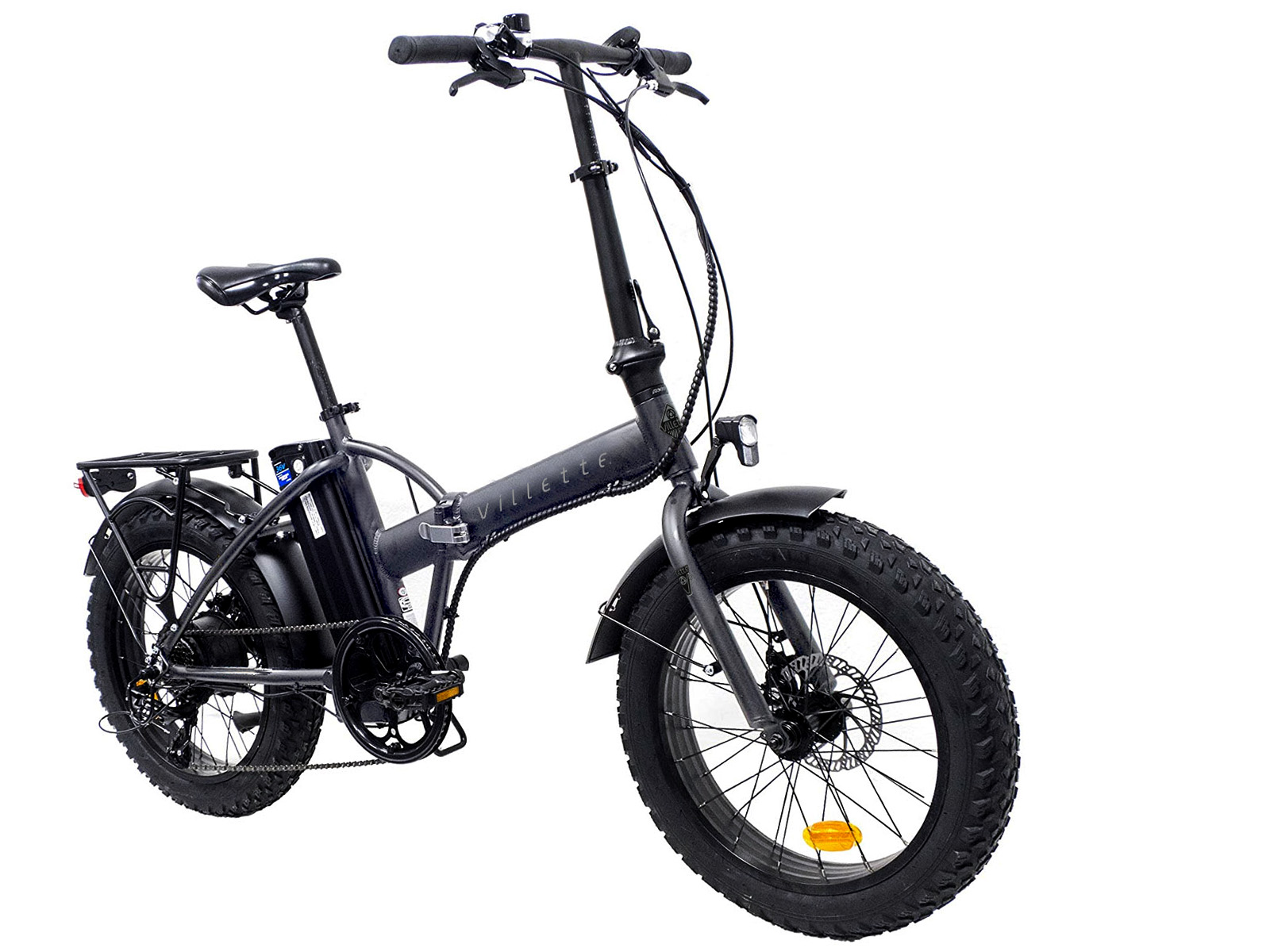 Villette le Gros elektrische vouw fatbike 13Ah 7sp 20 inch Dark Grey - Afbeelding 2