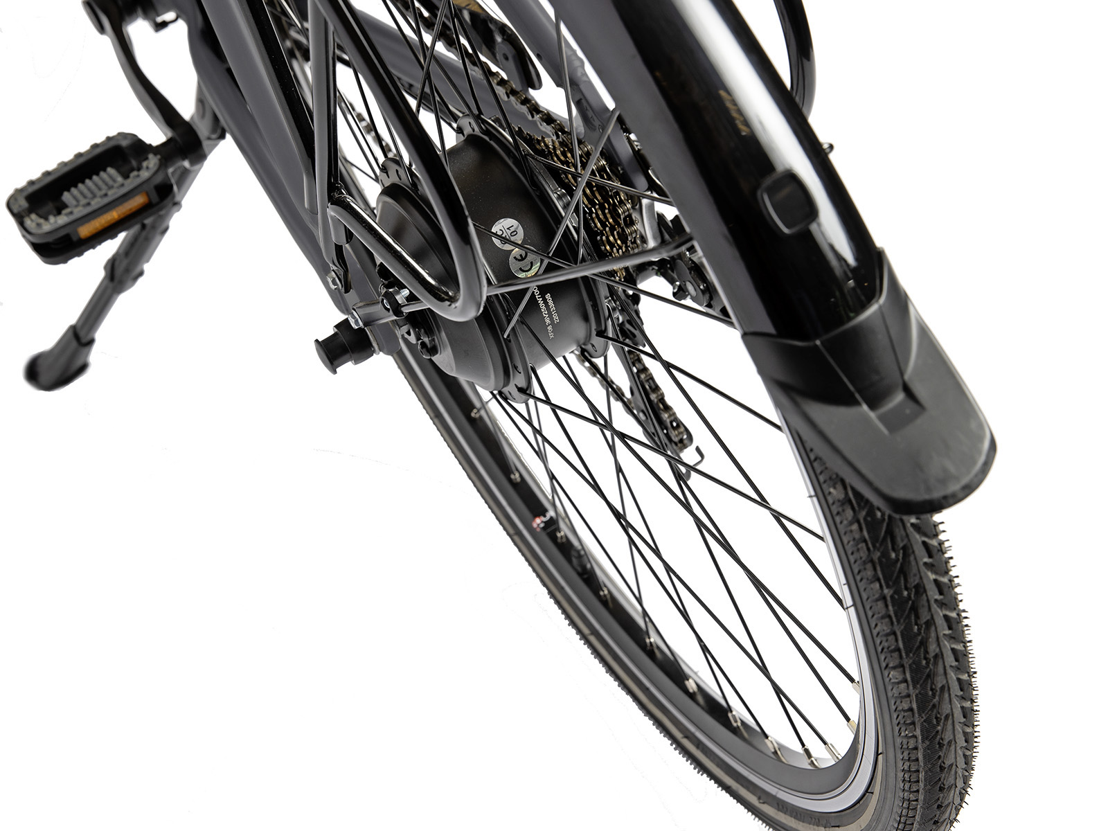 Villette L' Amant Eco 10.4Ah 7sp 28 inch Dark Grey - Afbeelding 7